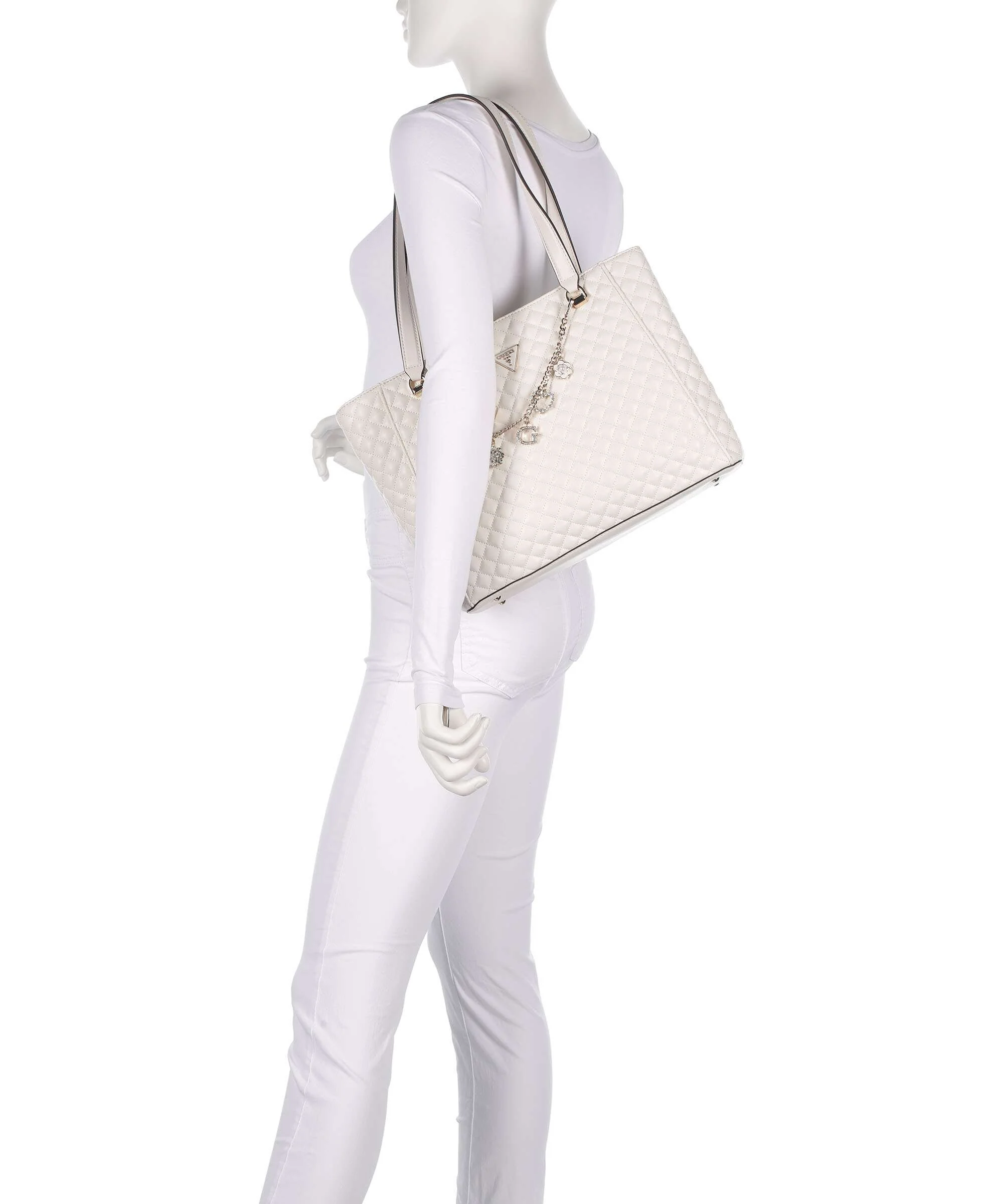 Guess Everlee Torba na zakupy offwhite - Image 3