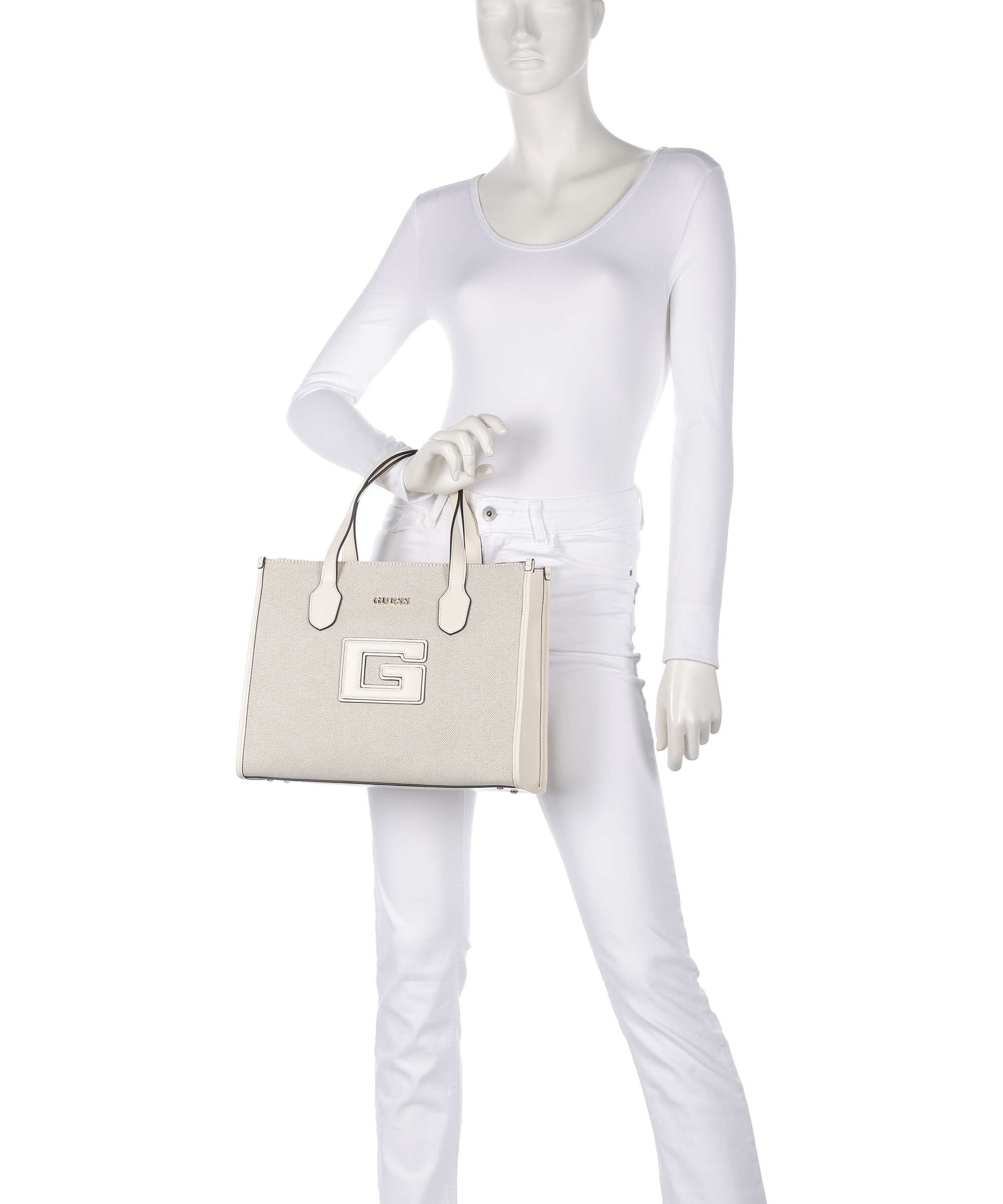 Guess G Status Torebka natural/offwhite - Image 3