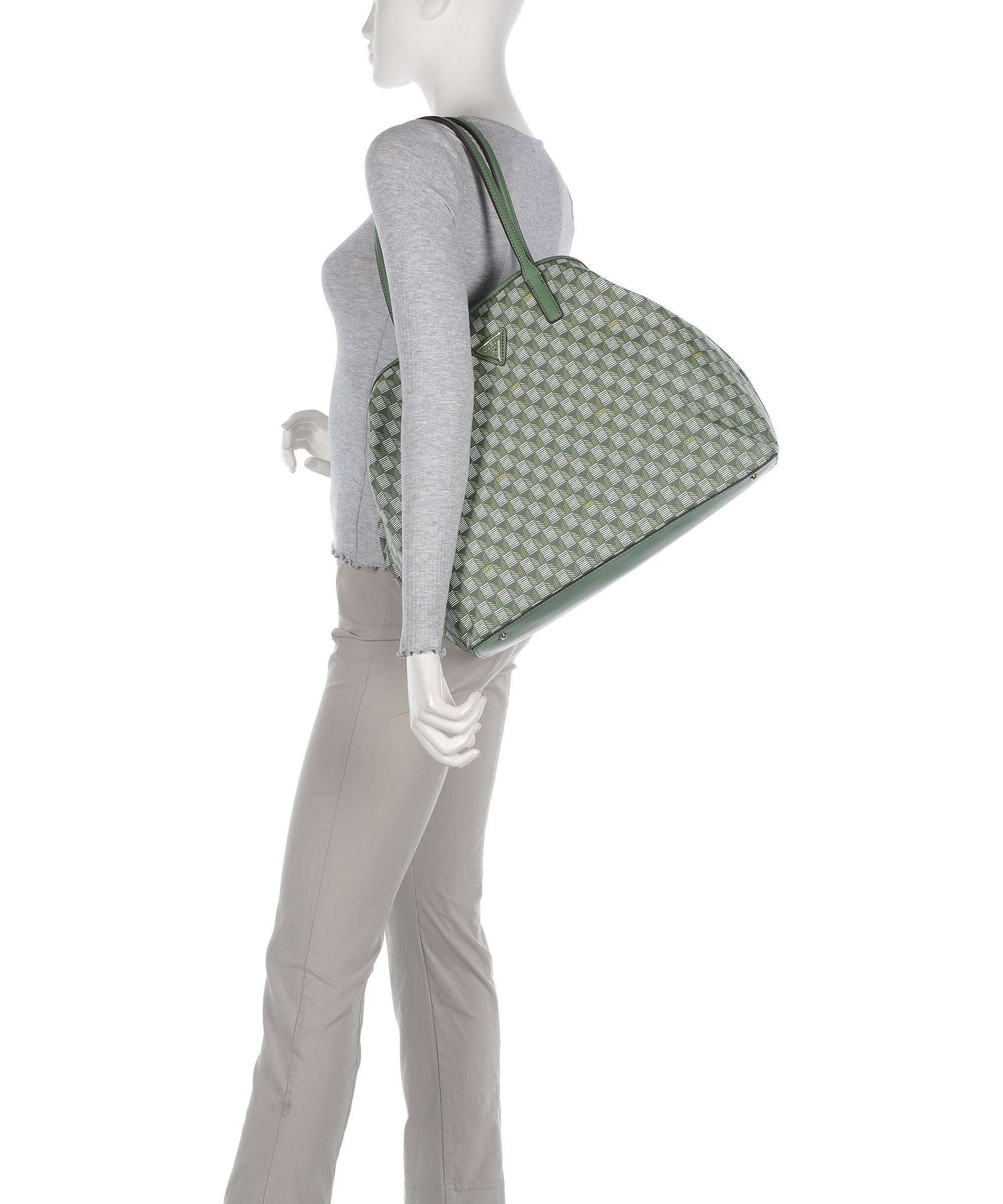 Guess G Wave Large Torba na zakupy green logo - Image 3