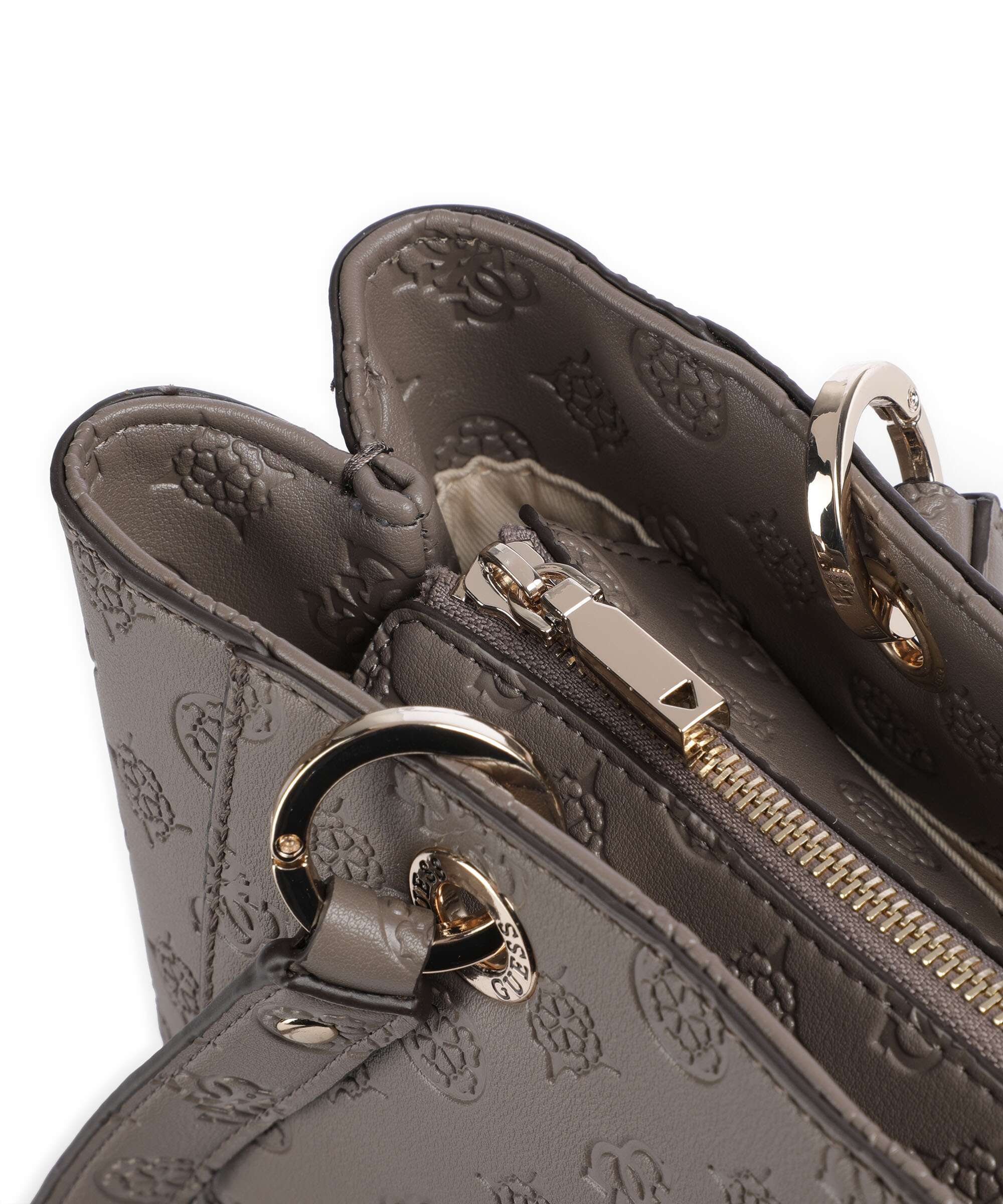 Guess Gerty Peony Torba na zakupy dark taupe - Image 4