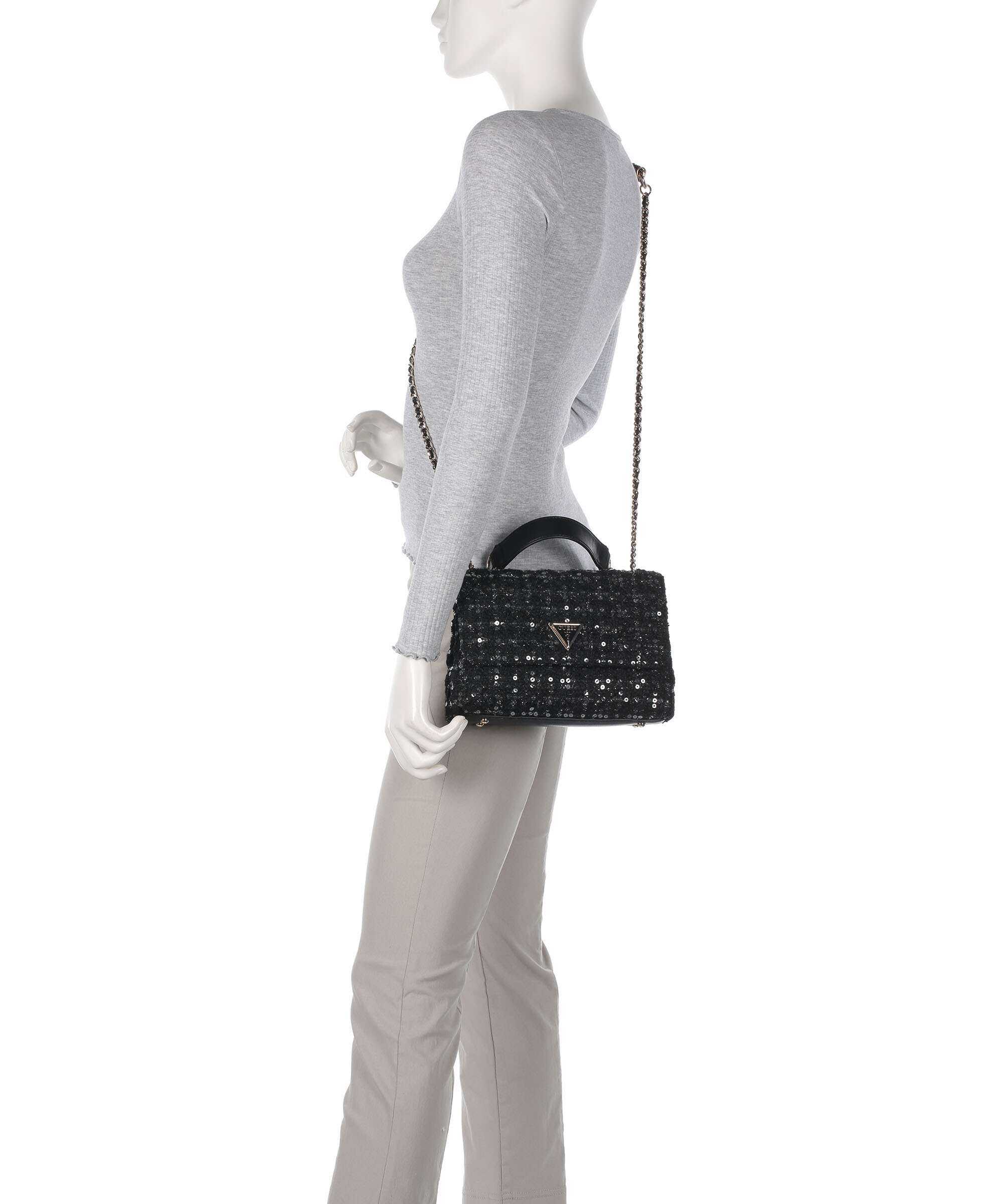 Guess Giully Torba na ramię black/grey - Image 4