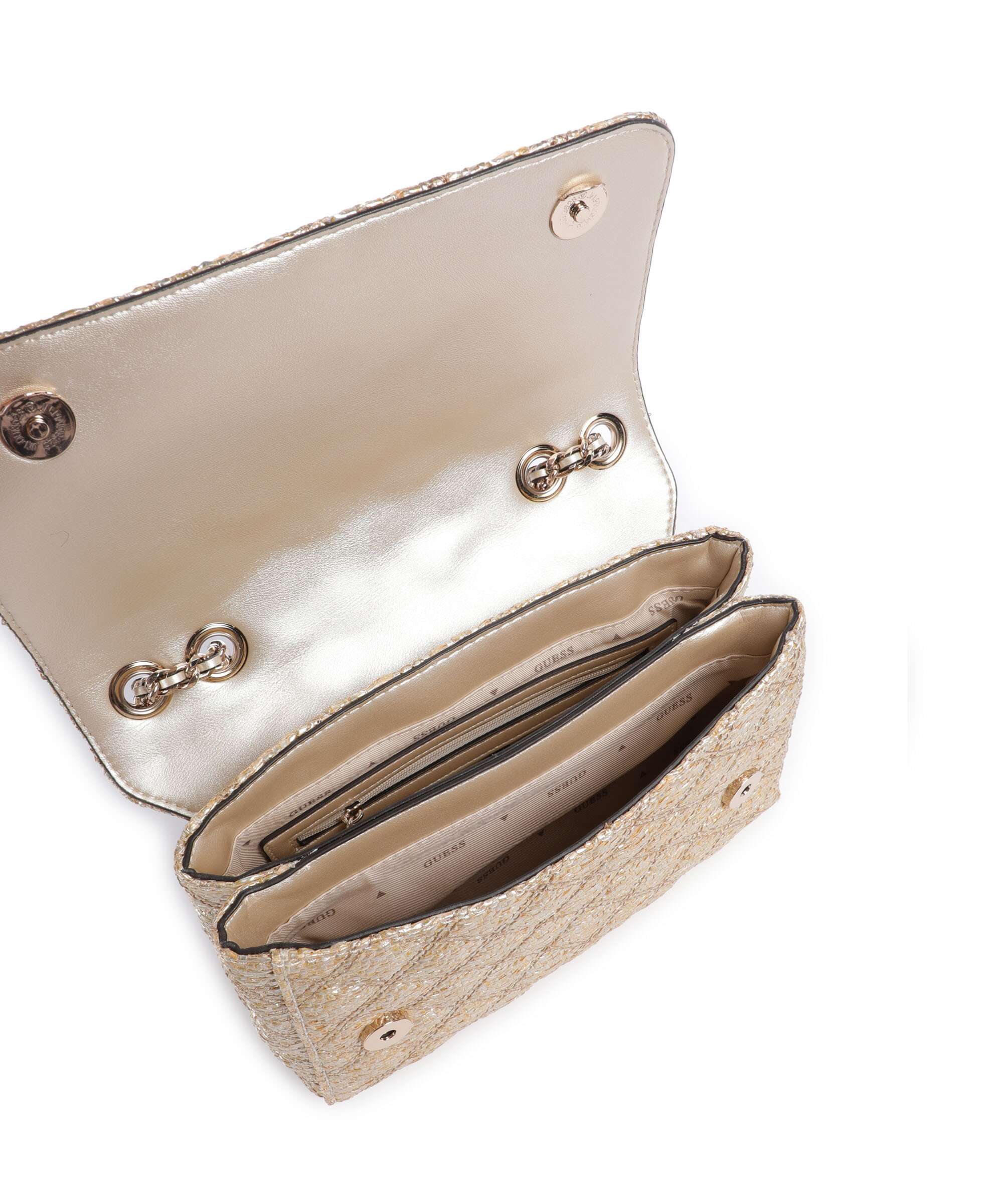 Guess Giully Torba na ramię gold - Image 7