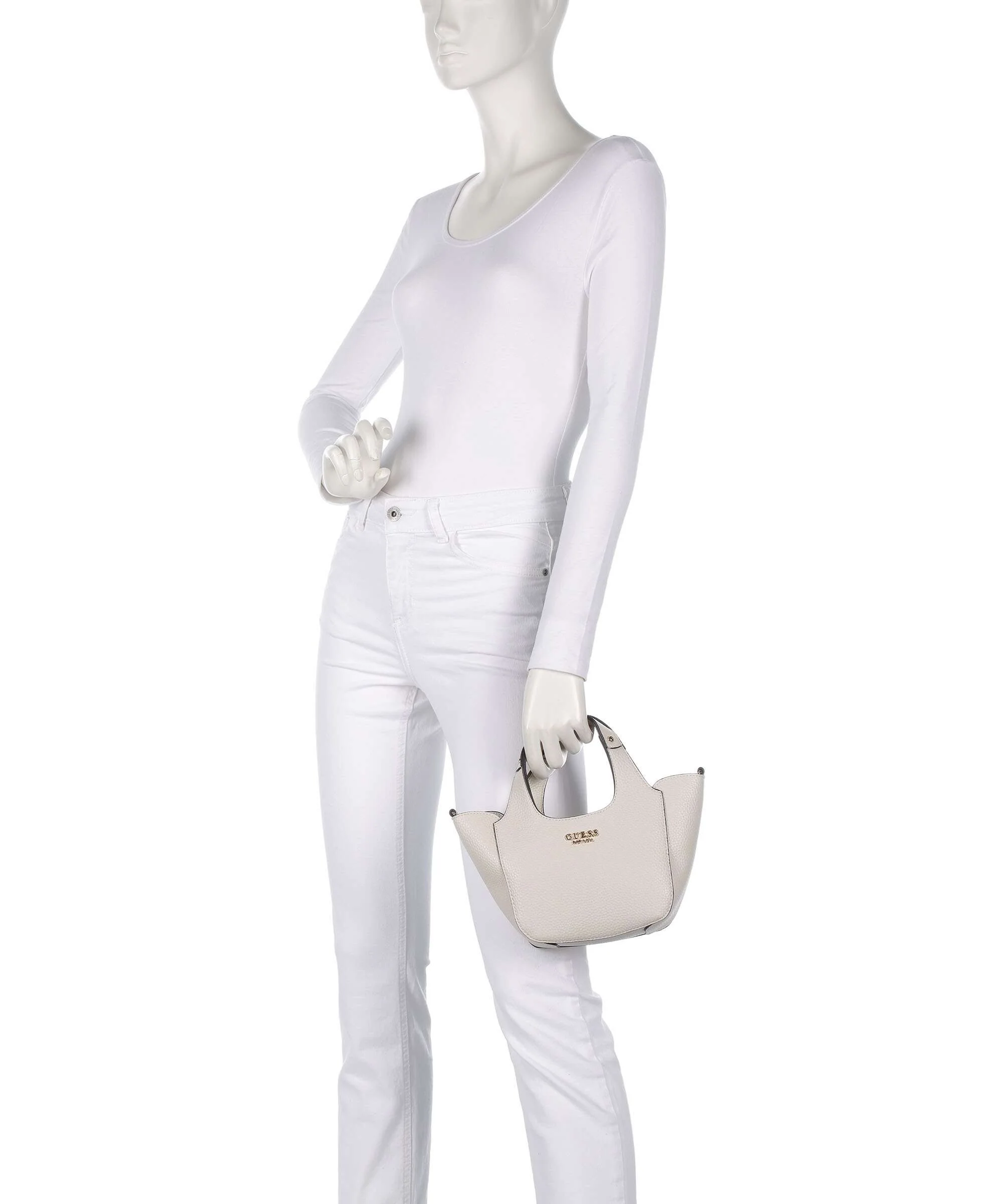 Guess Helina Mini Torebka bone - Image 3