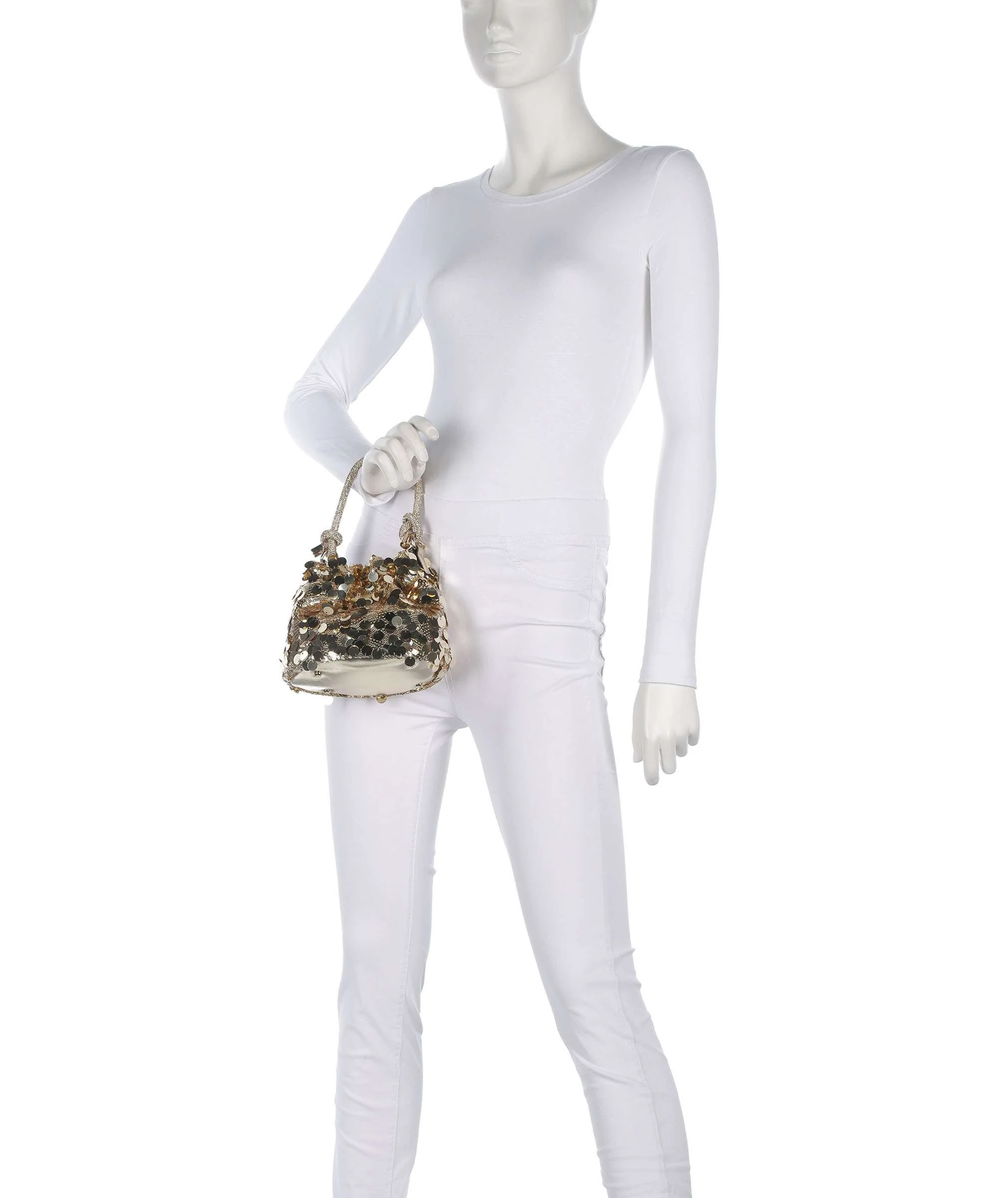 Guess Holiday Torebka worek gold - Image 4
