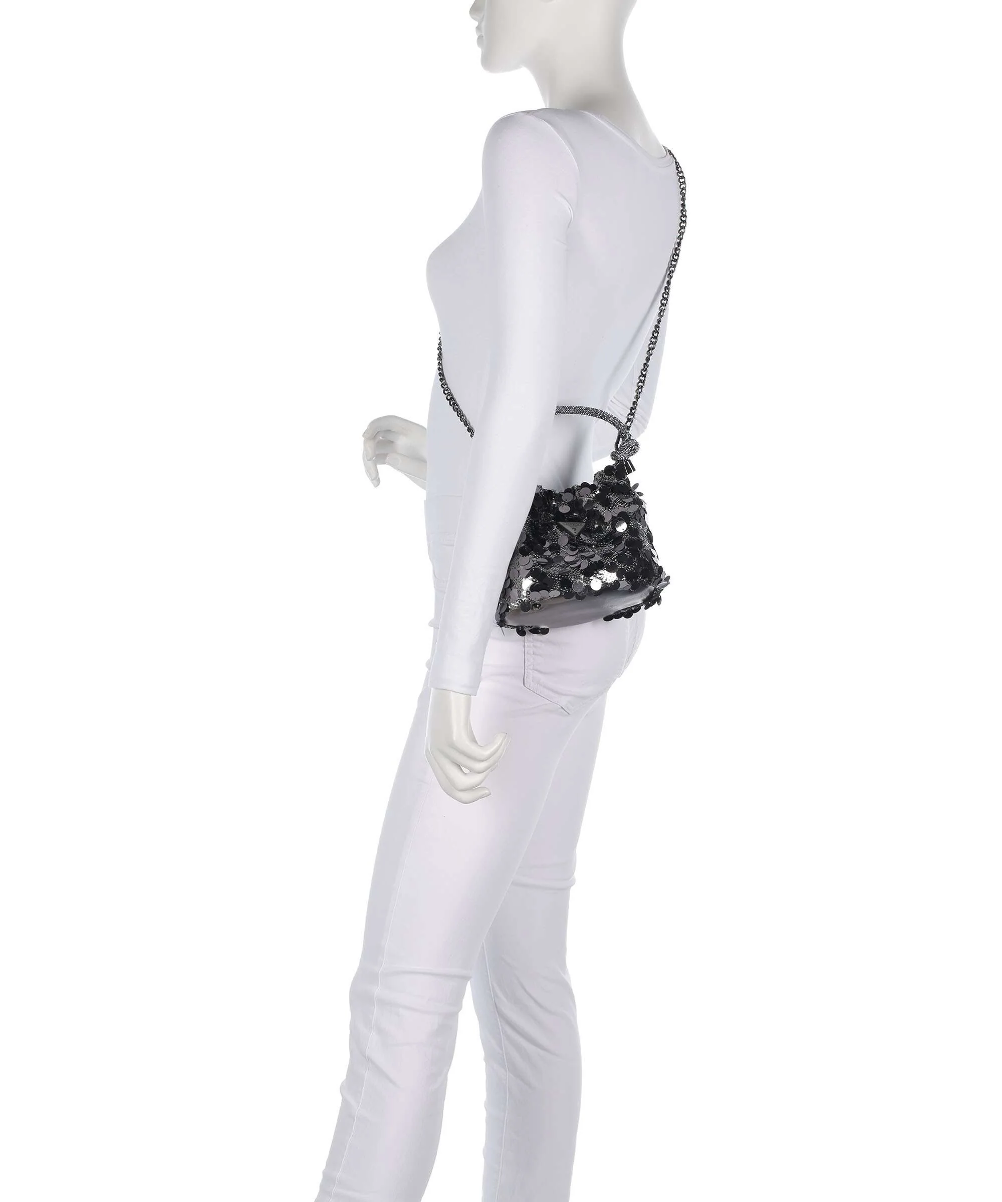 Guess Holiday Torebka worek pewter - Image 3