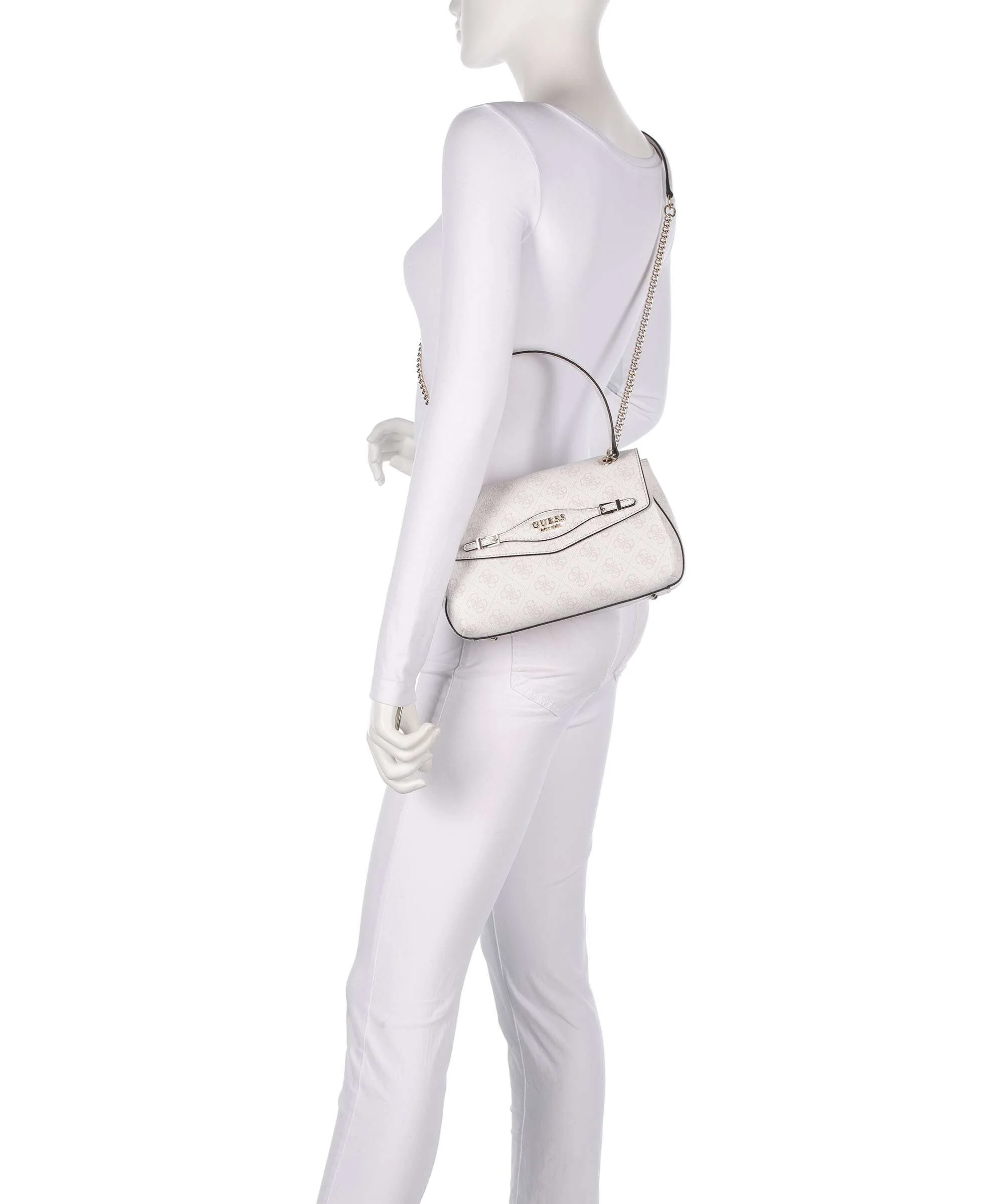 Guess Katya 4G Logo Torba na ramię white logo - Image 4