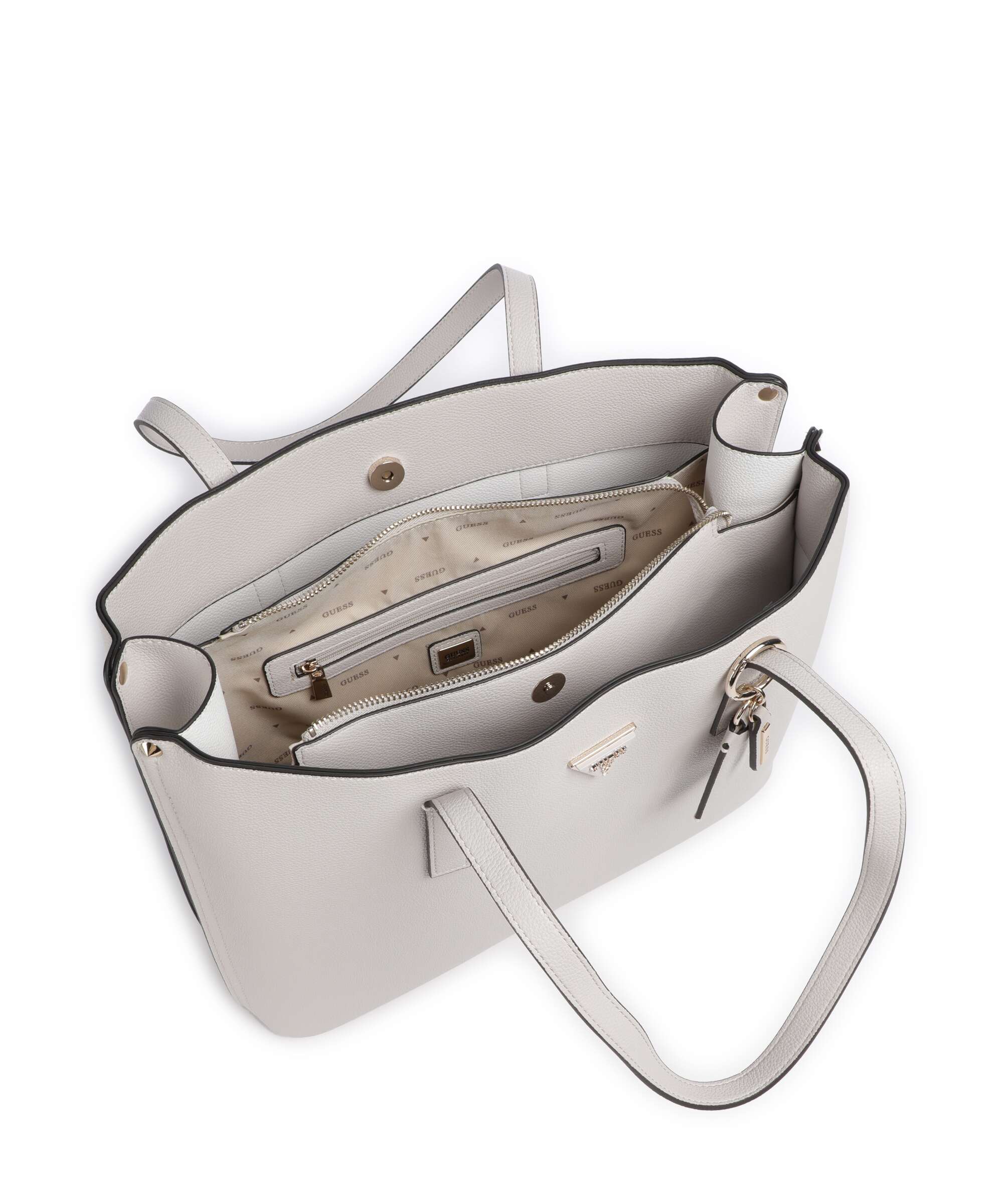 Guess Meridian Torba na zakupy ivory - Image 6