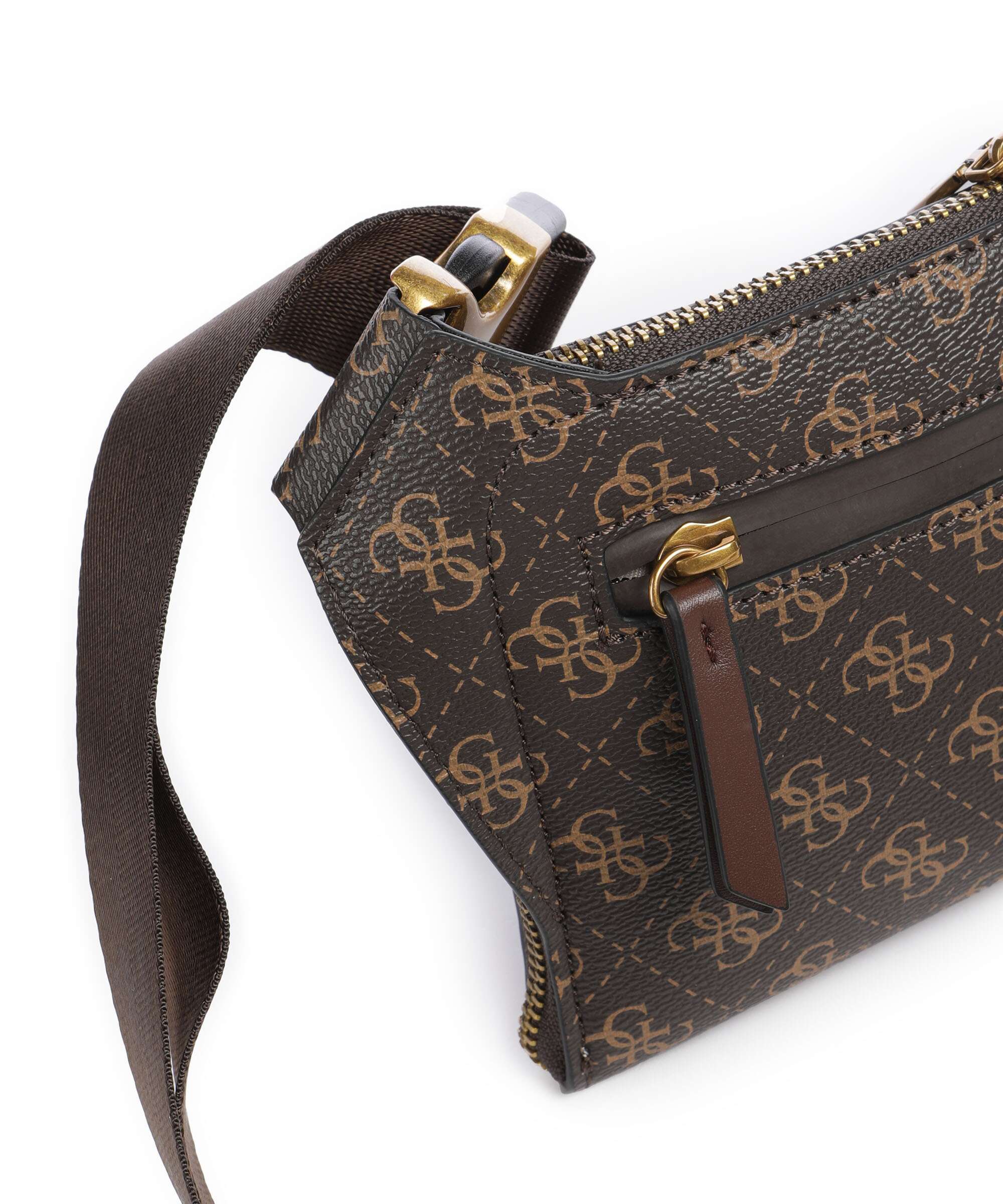 Guess Milano 4G Eco Saszetka nerka brown/ochre - Image 5
