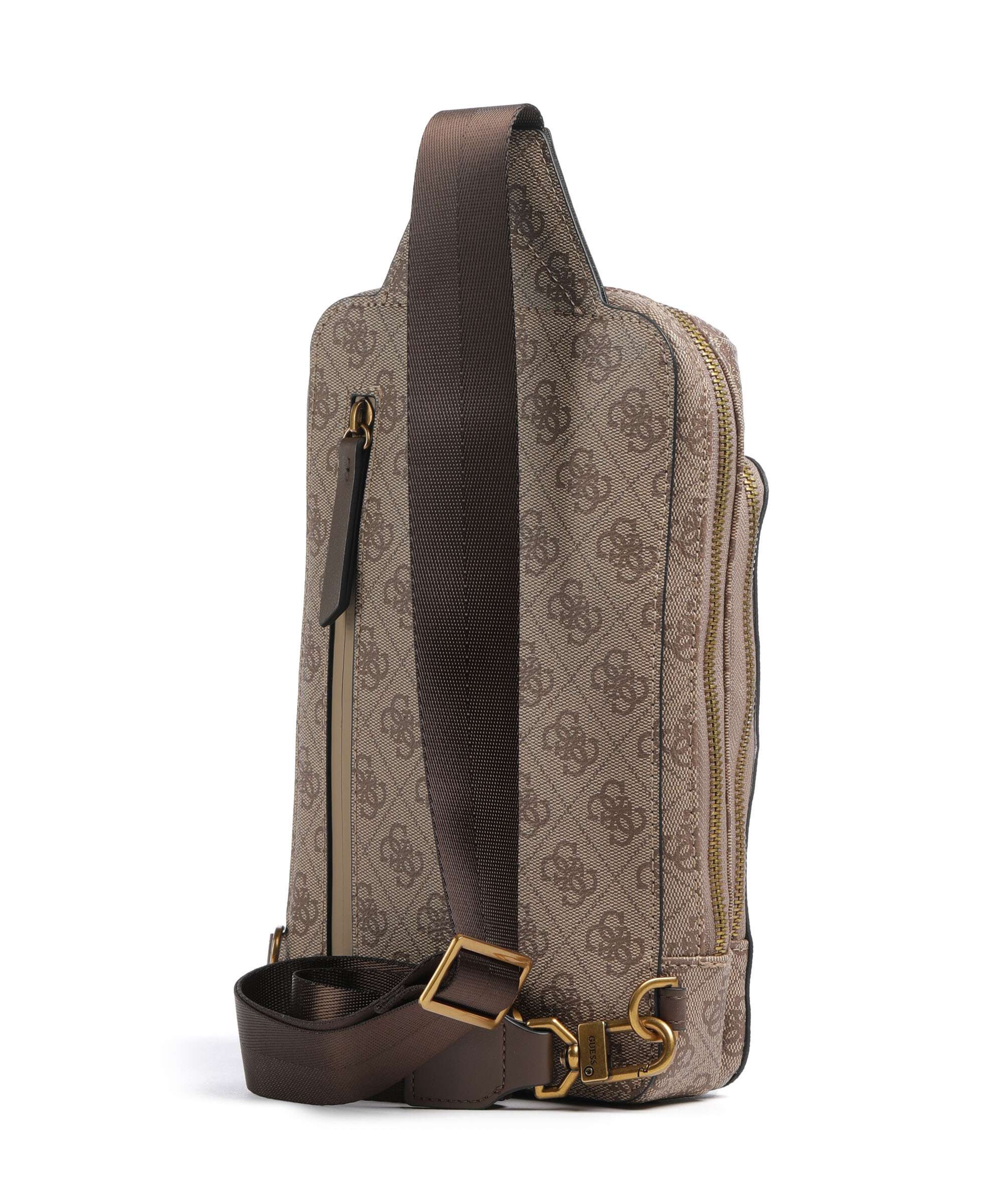 Guess Milano Plecak na jedno ramię beige/brown - Image 2