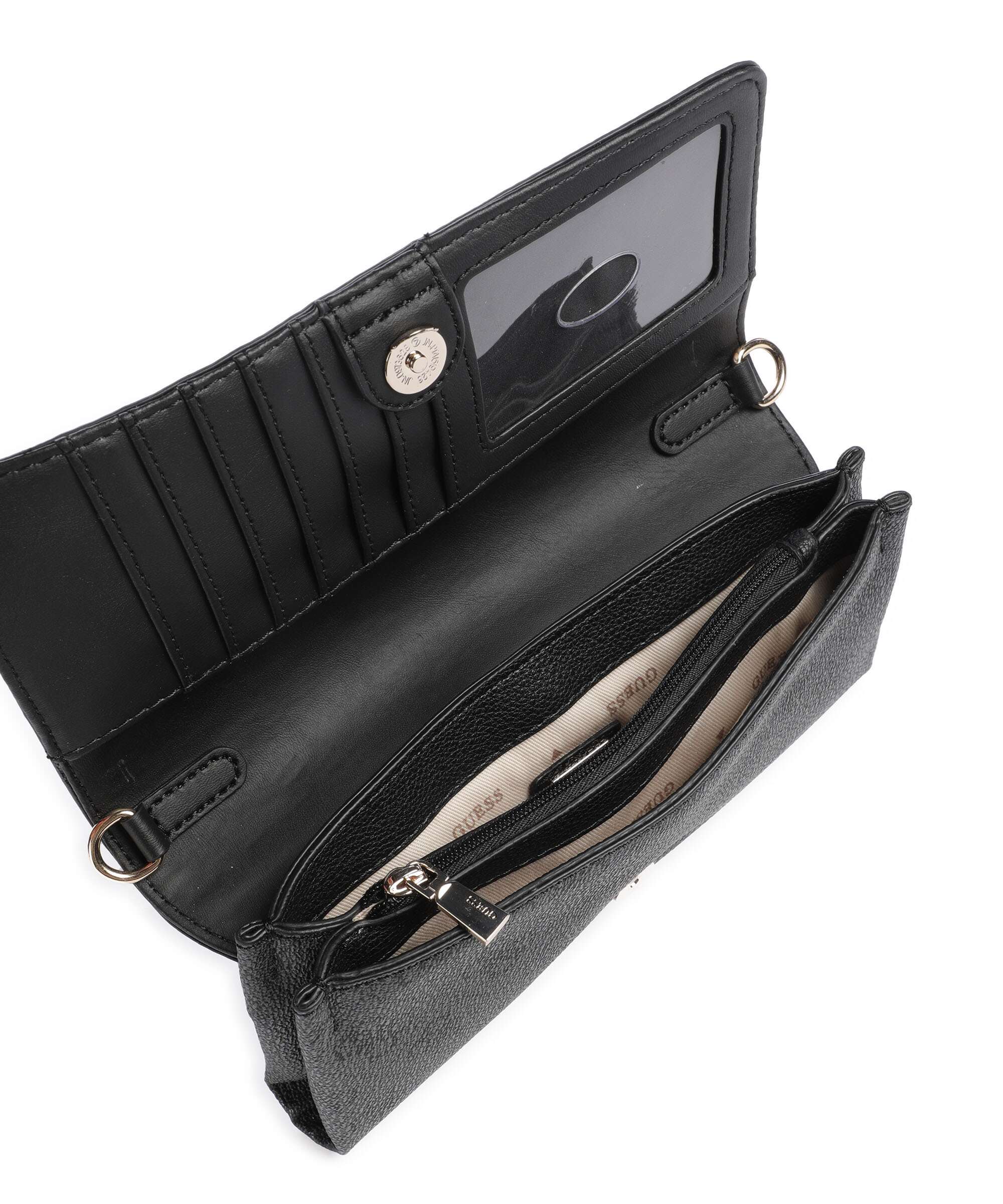 Guess Noelle 4G Basique Logo Portfel coal logo - Image 6