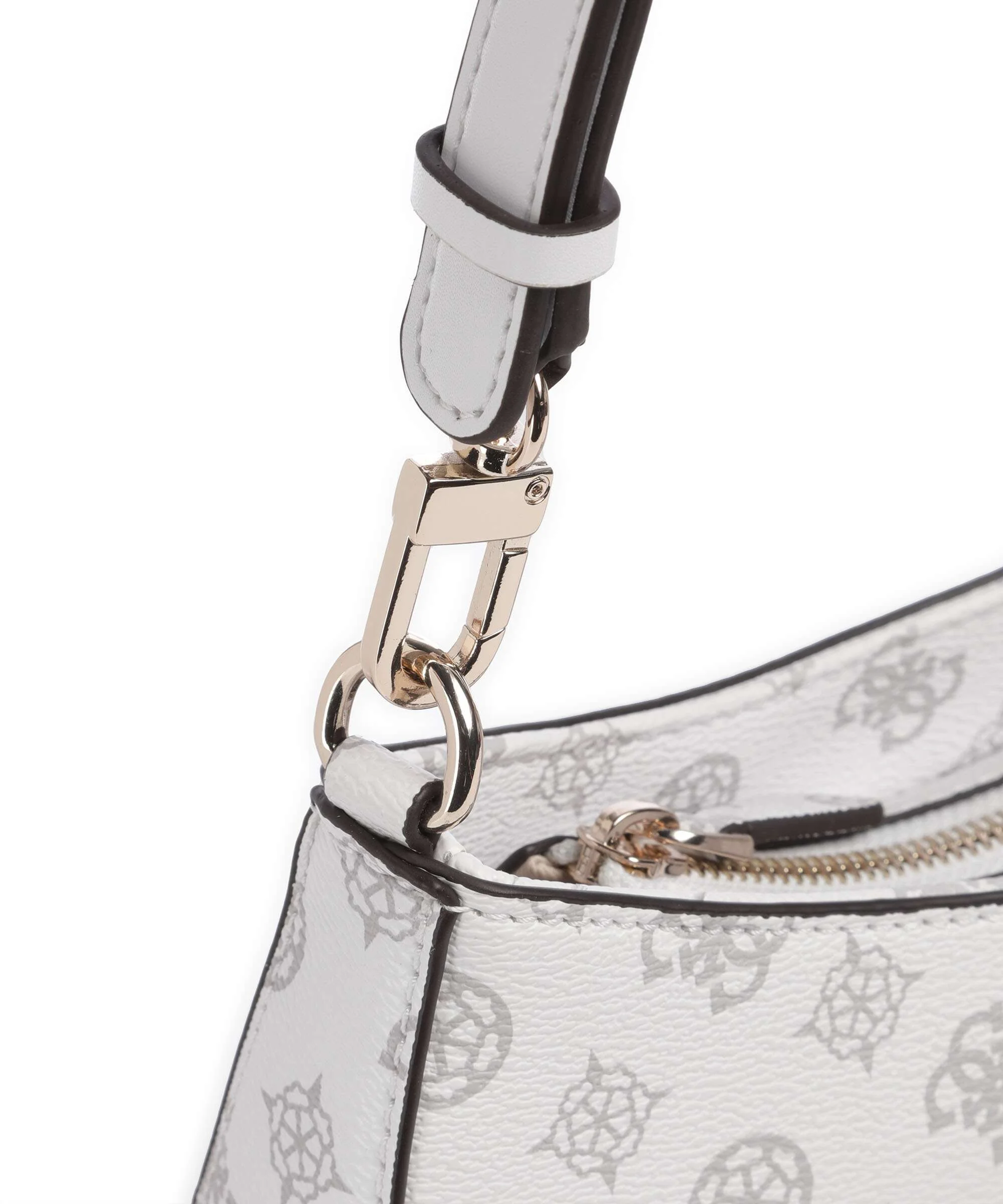 Guess Noelle Printed Peony Torba na ramię white logo - Image 4