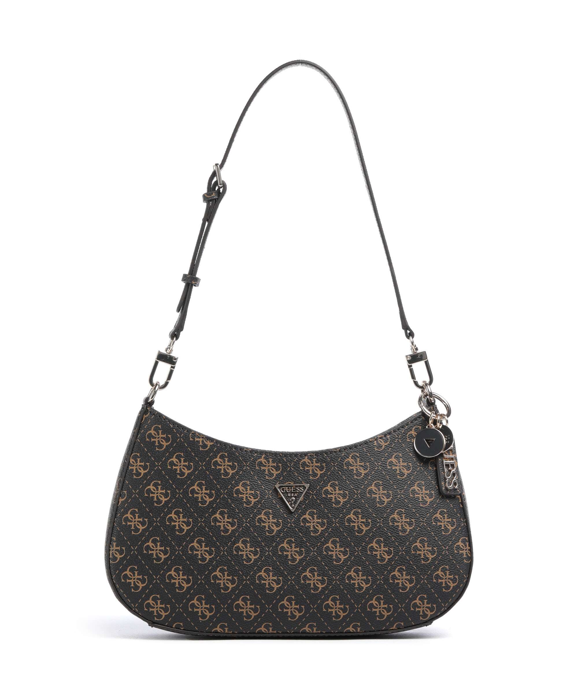 Guess Noelle Q Logo Torba na ramię brown logo