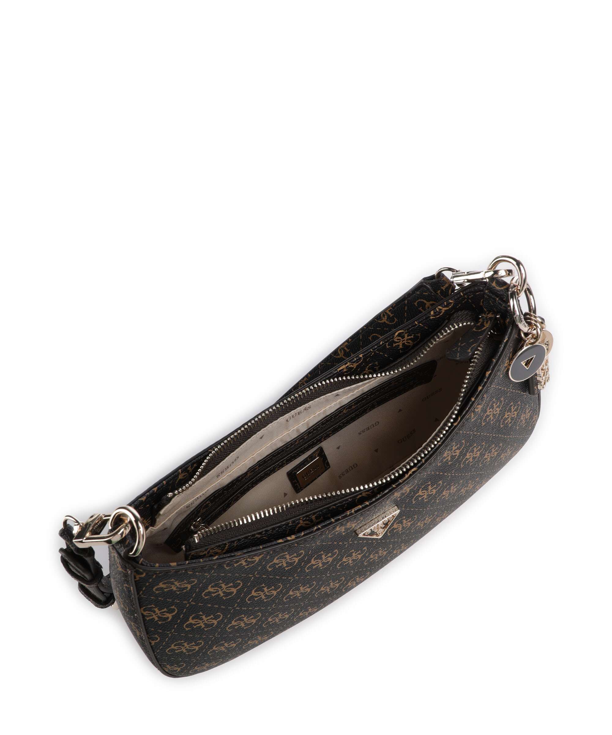 Guess Noelle Q Logo Torba na ramię brown logo - Image 6