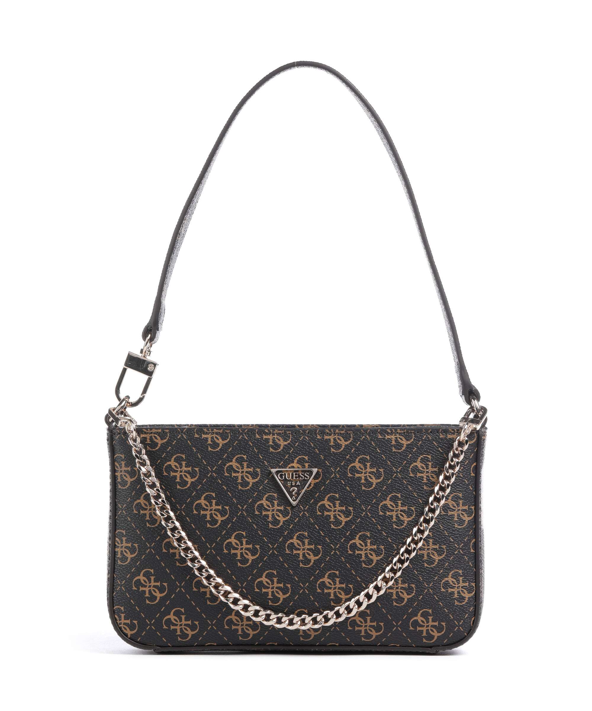 Guess Noelle Q Logo Torba na ramię brown logo