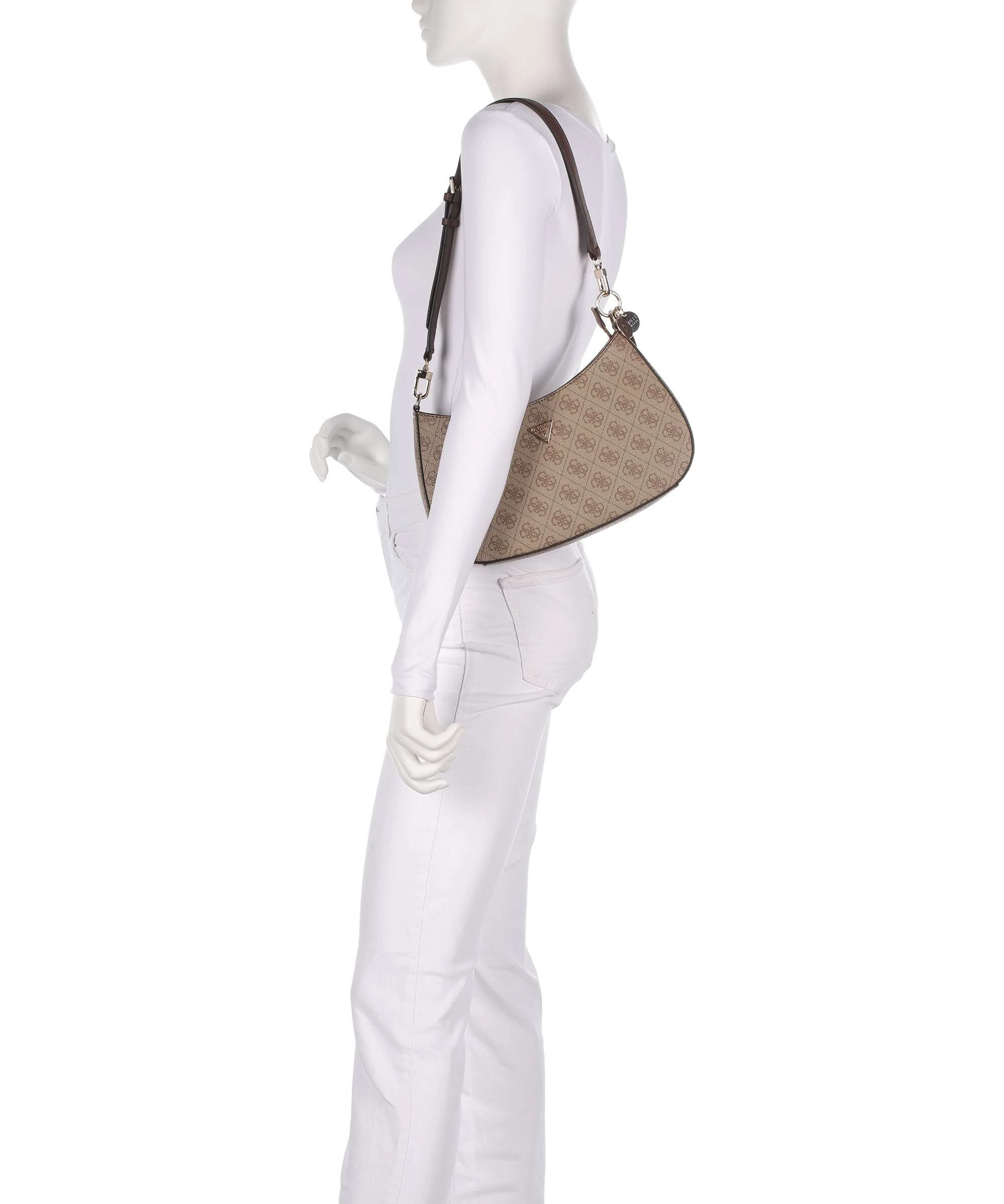 Guess Noelle Torba na ramię latte logo/brown - Image 3