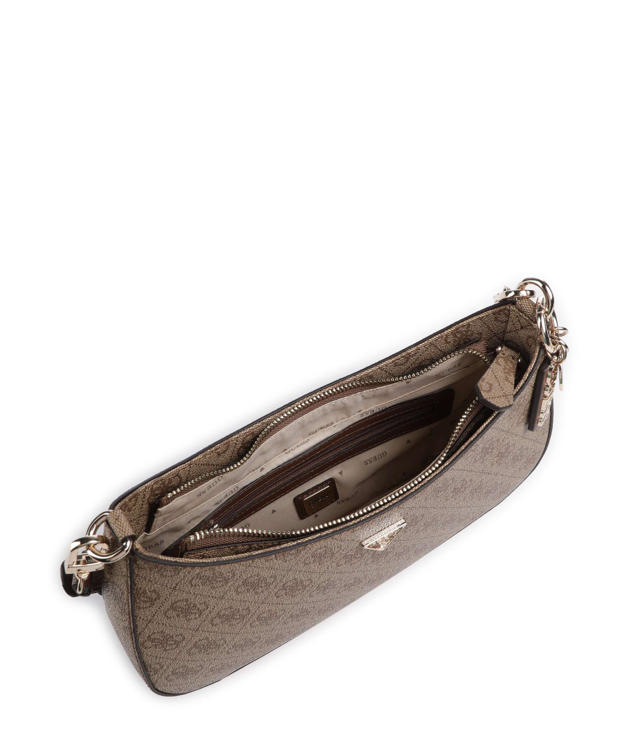 Guess Noelle Torba na ramię latte logo/brown - Image 6