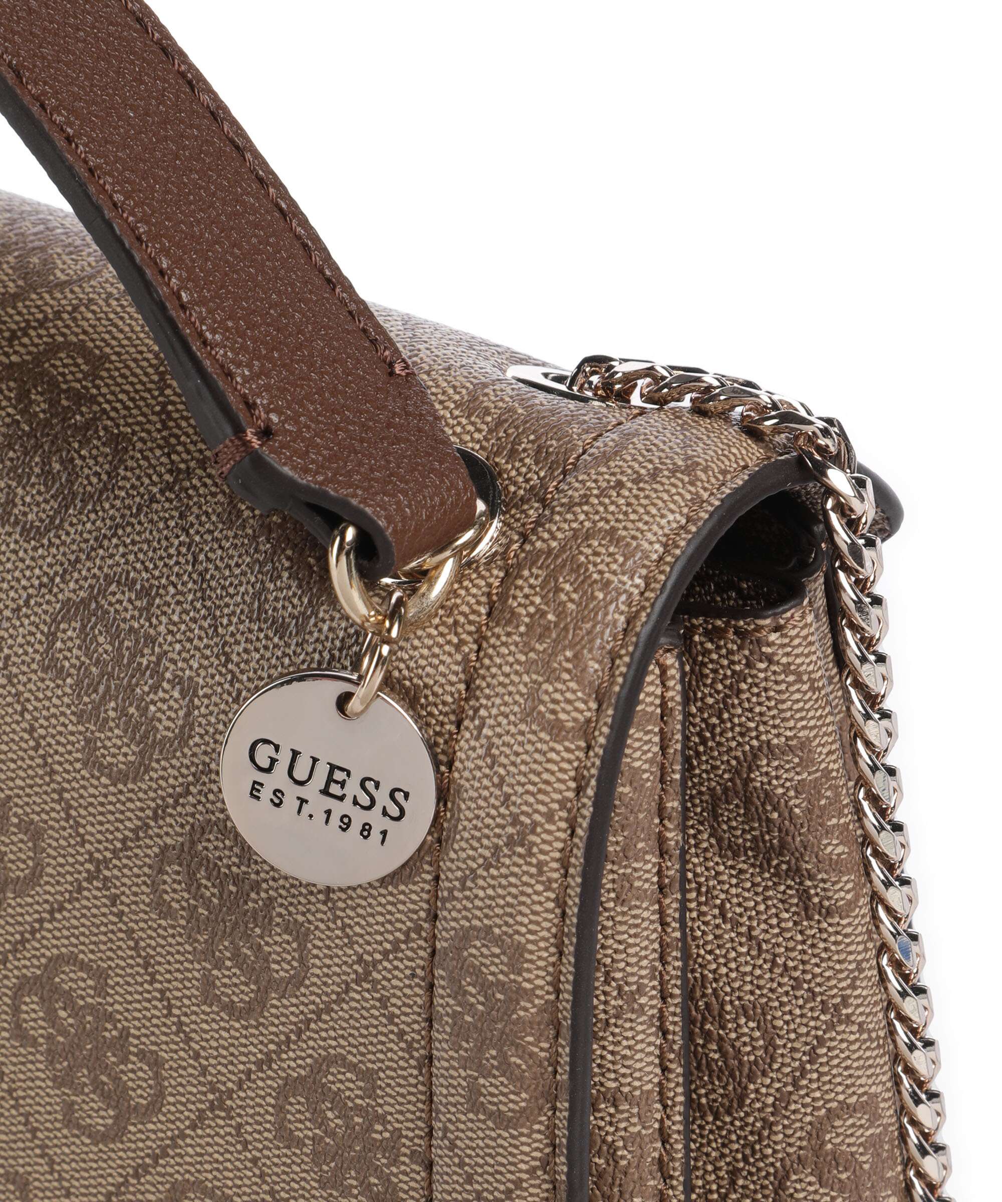 Guess Noelle Torba na ramię latte logo/brown - Image 5