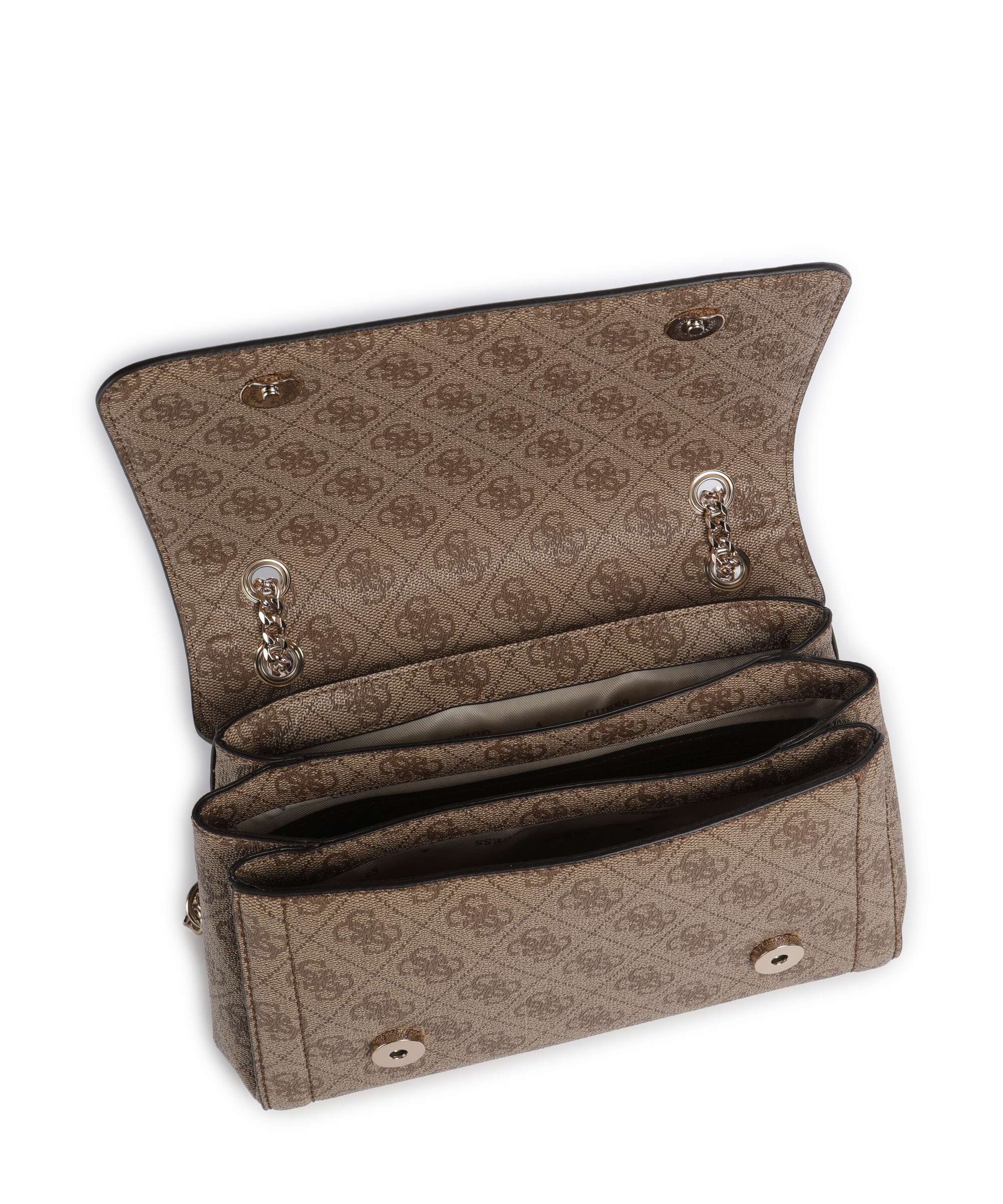 Guess Noelle Torba na ramię latte logo/brown - Image 7