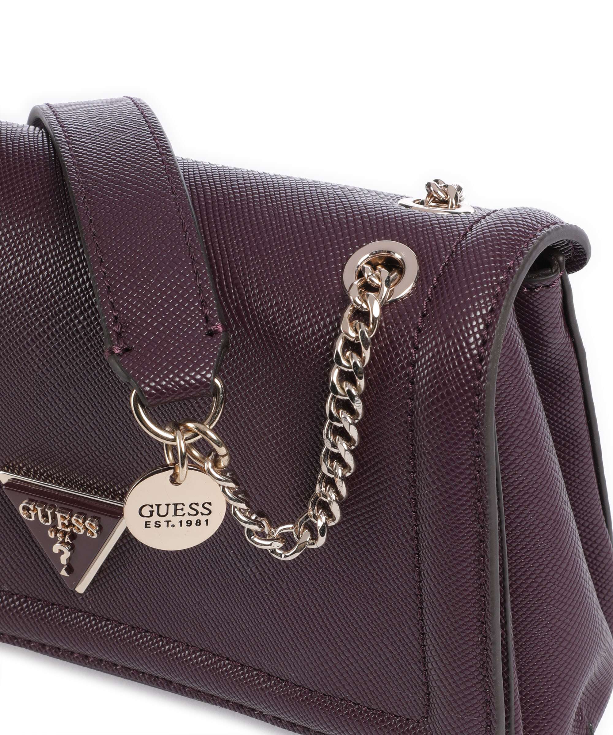 Guess Noelle Torba na ramię aubergine - Image 5
