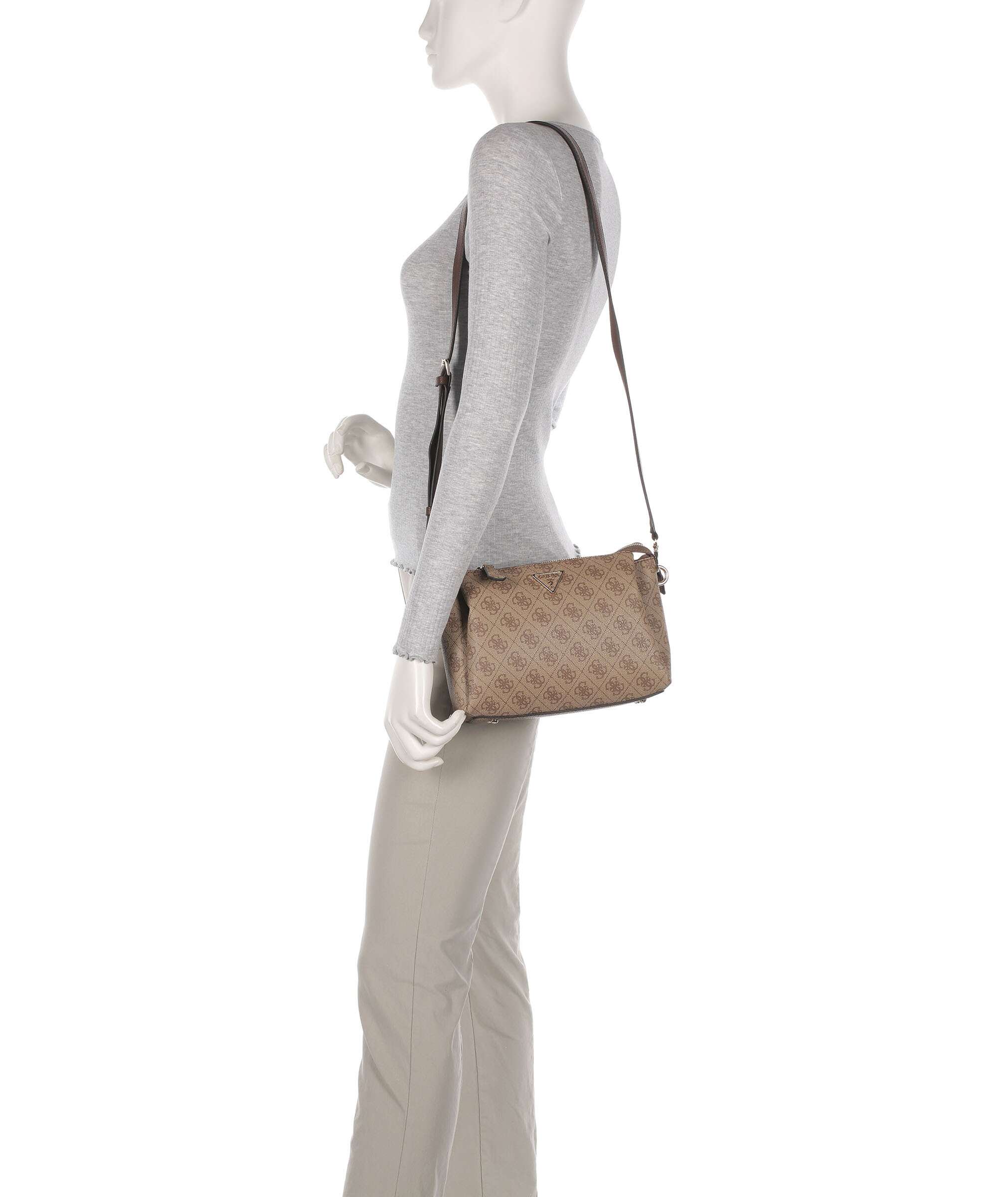 Guess Noelle Torba przez ramię latte logo/brown - Image 3
