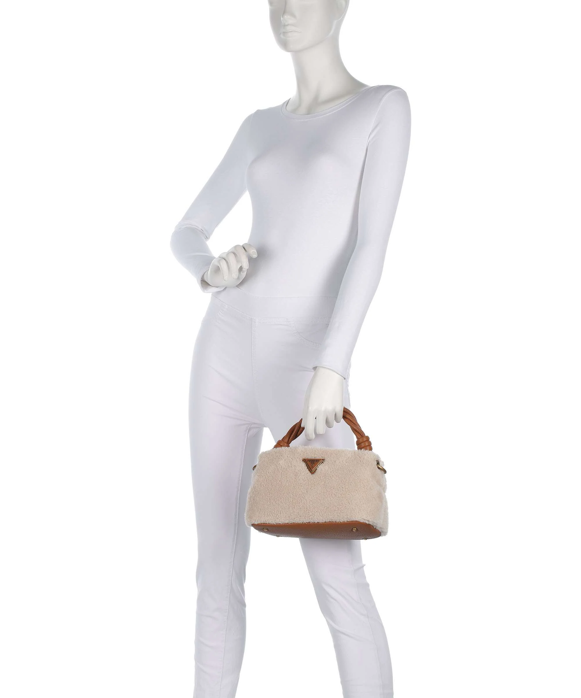 Guess Shaida Torebka natural/cognac - Image 3