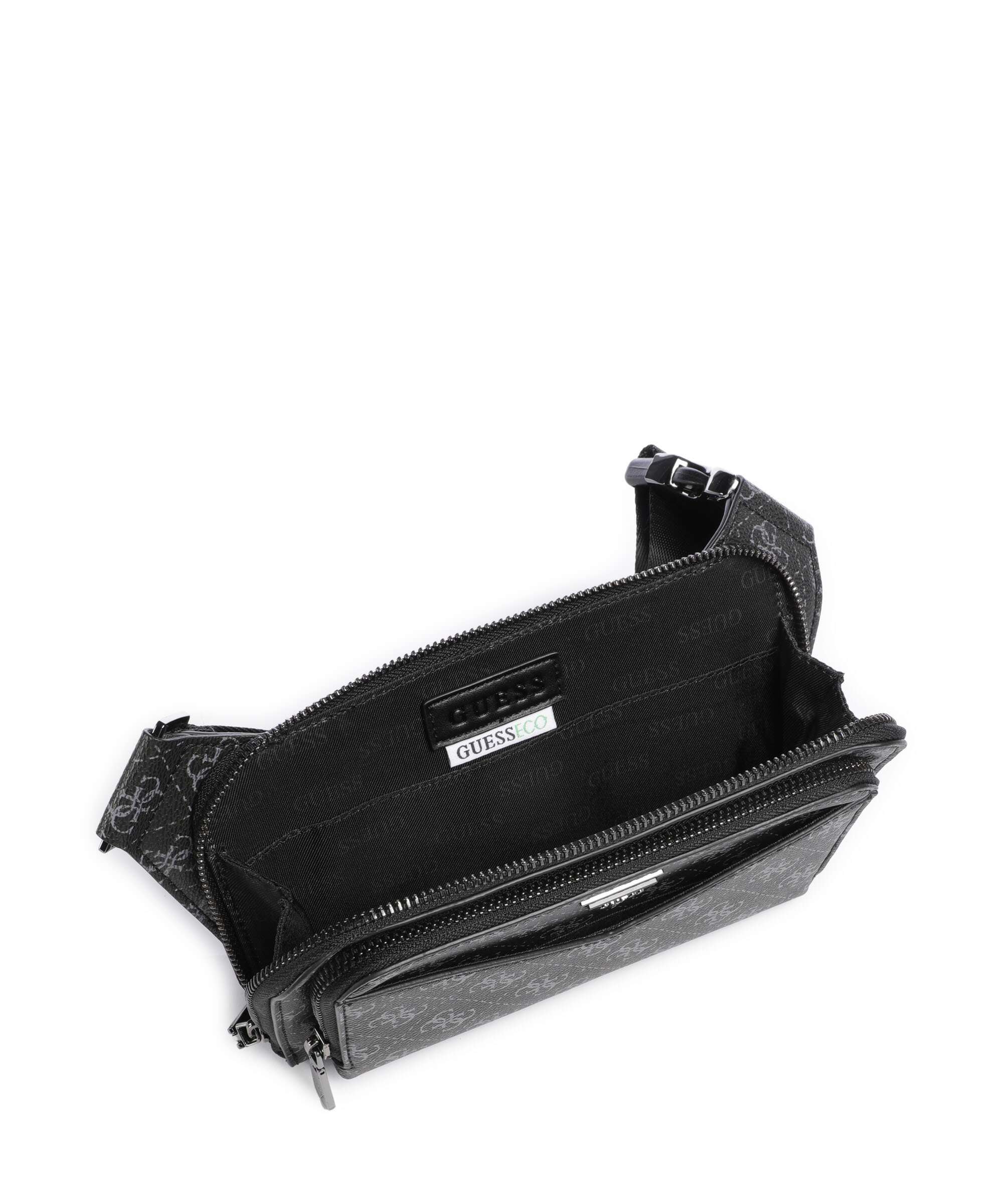 Guess Siena 4G Eco Saszetka nerka dark black - Image 6