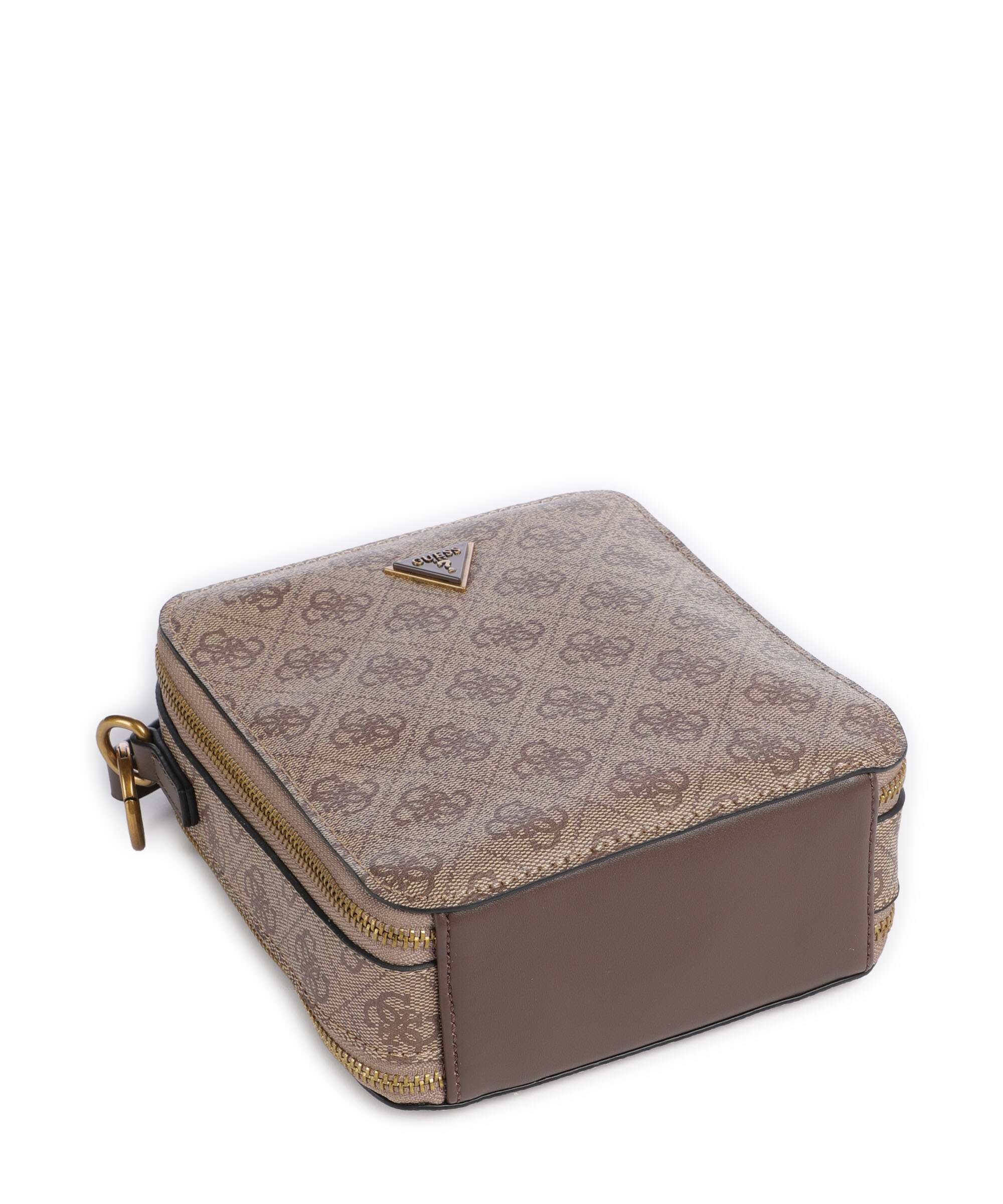 Guess Torino 4G Eco Torba przez ramię beige/brown - Image 5