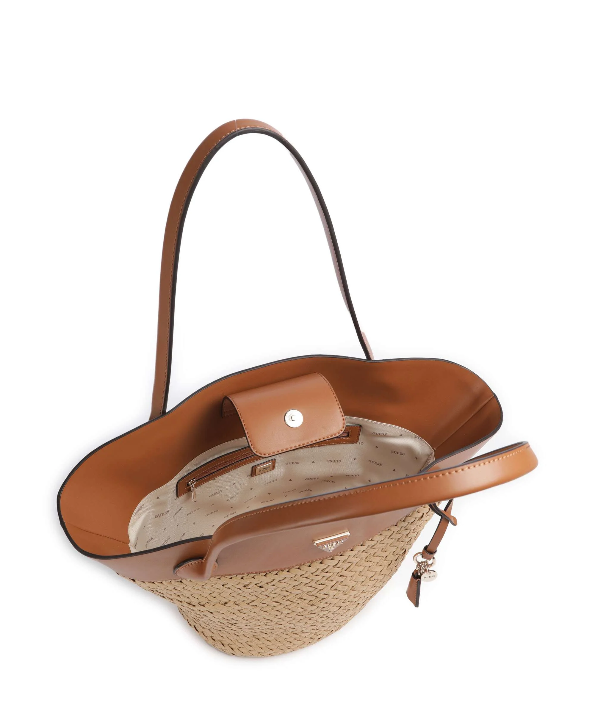 Guess Venere Torba na zakupy natural/caramel - Image 6