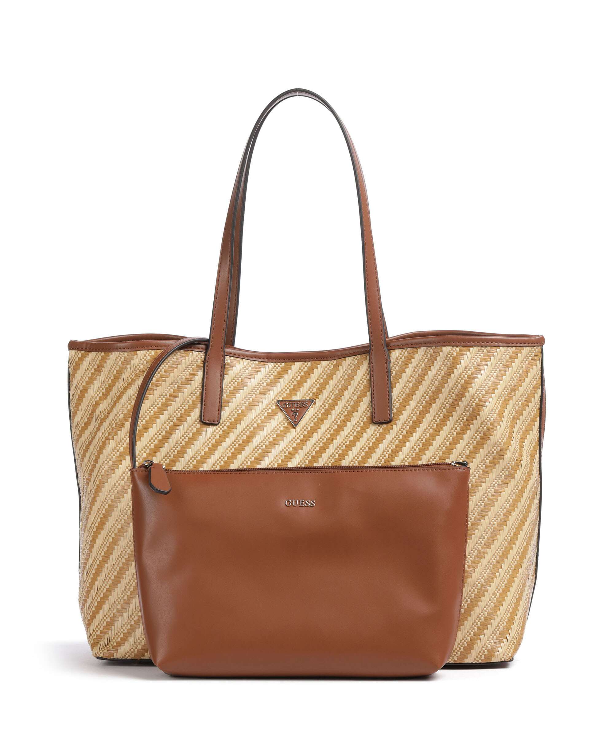Guess Vikky Large Torba na zakupy natural/cognac - Image 2