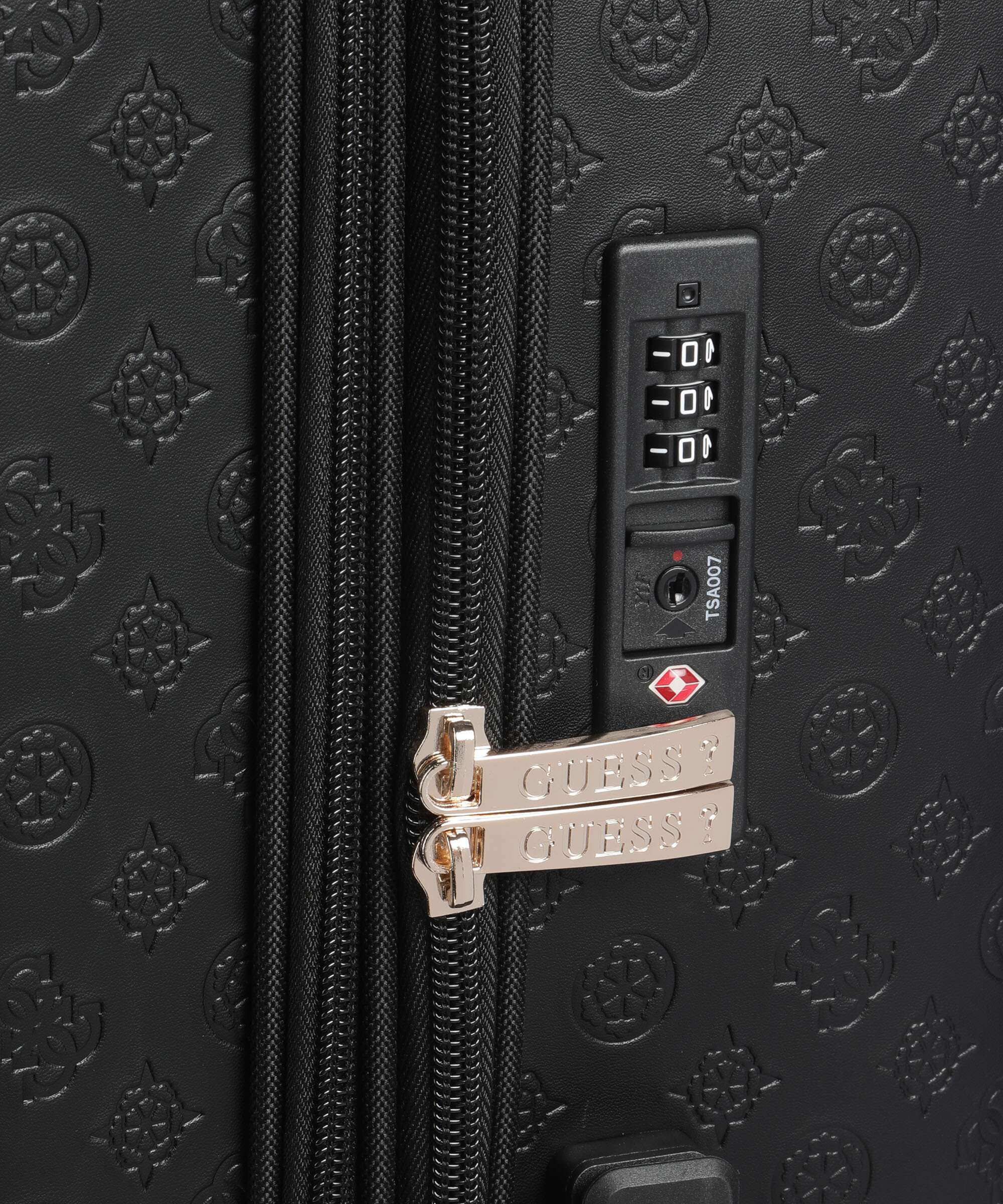 Guess Wilder Peony Walizka na 4 kołach black - Image 3