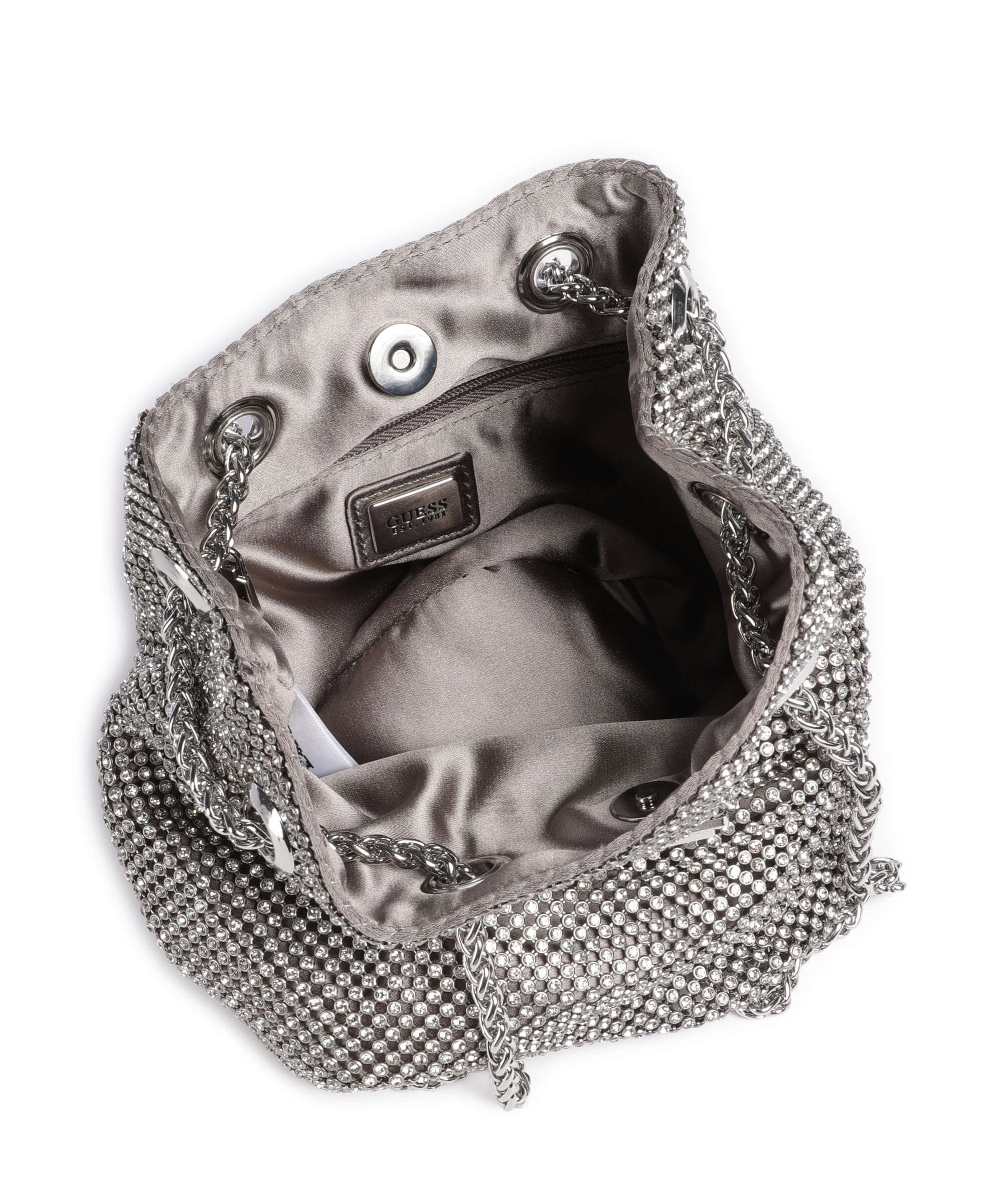 Guess Zalina Torba na ramię silver - Image 7