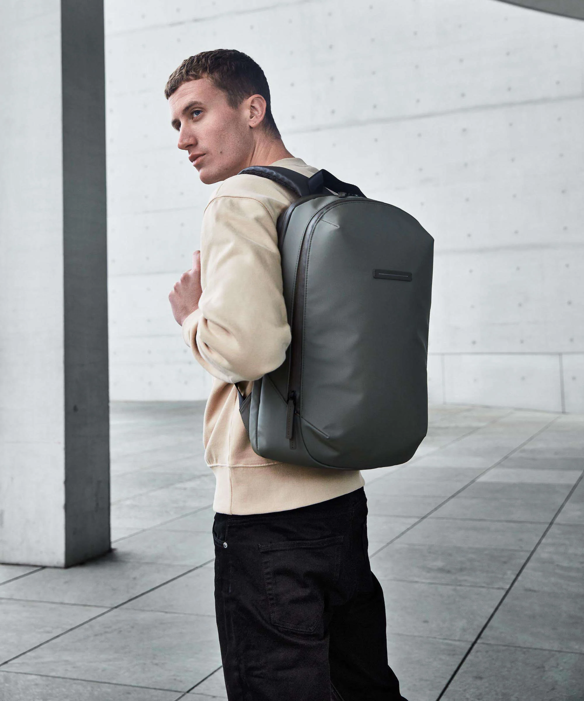 Horizn Studios Gion S Plecak na laptopa dark olive - Image 3