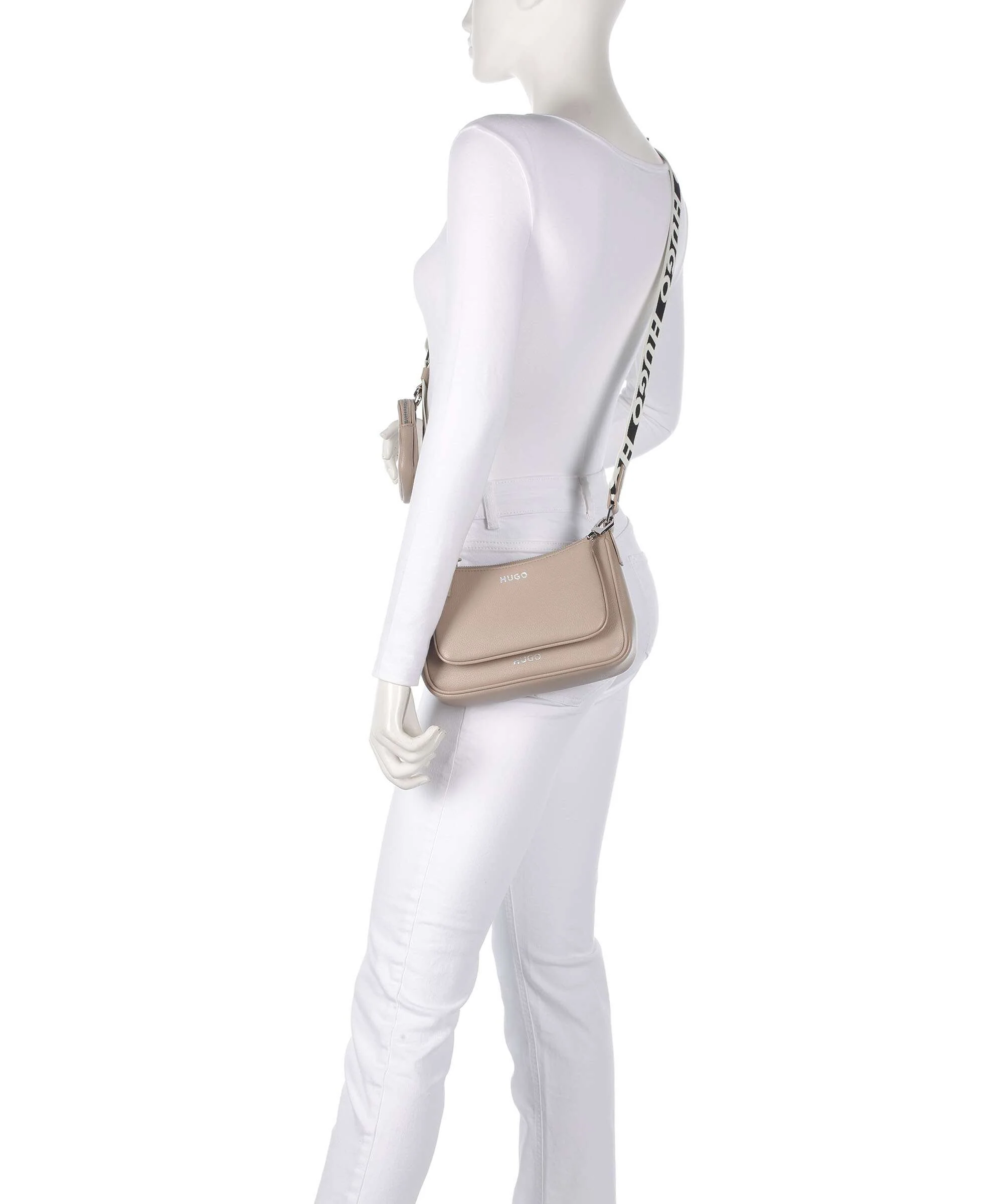 Hugo Bel Torba przez ramię dark beige - Image 3