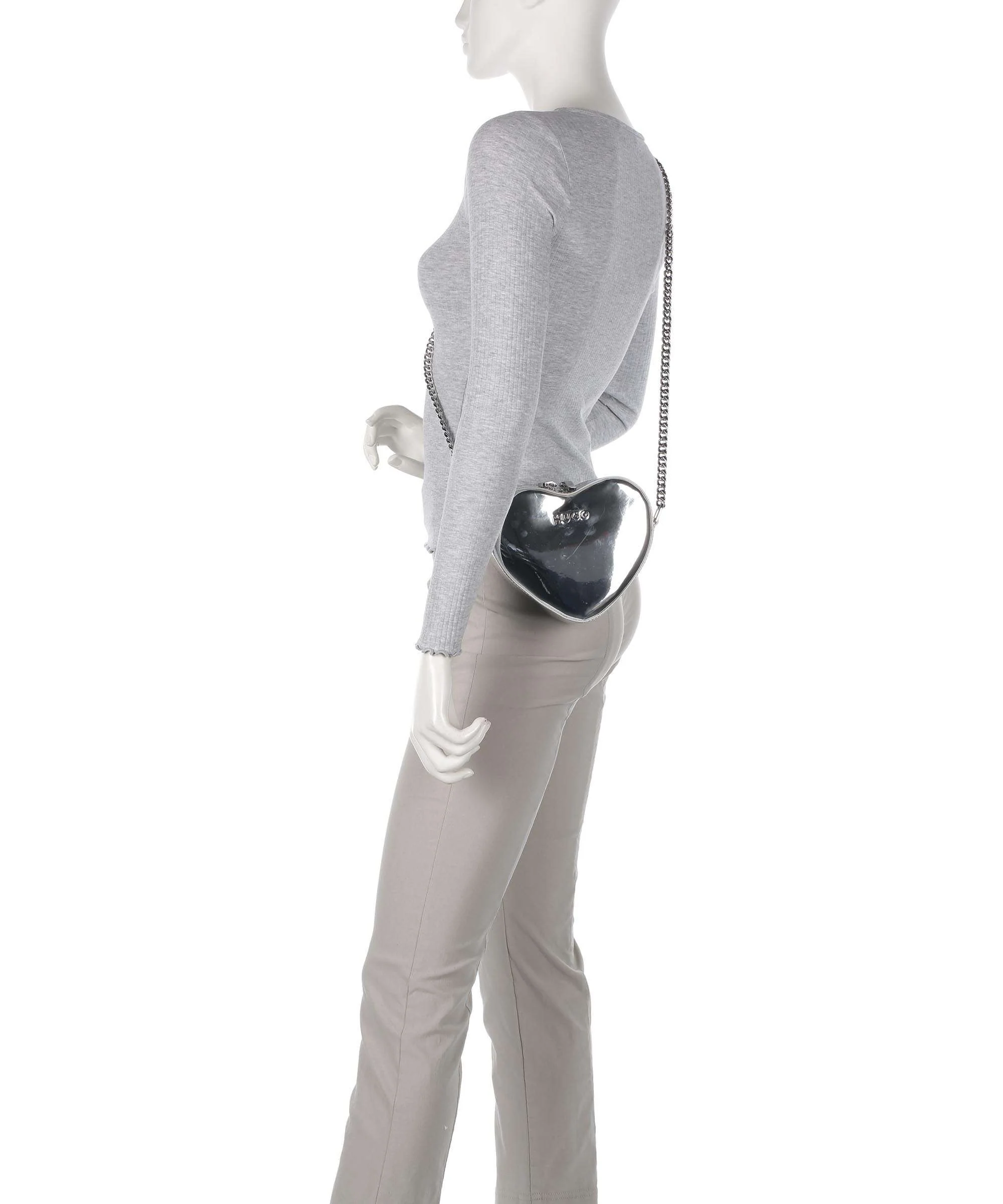 Hugo Love Torba przez ramię silver - Image 3