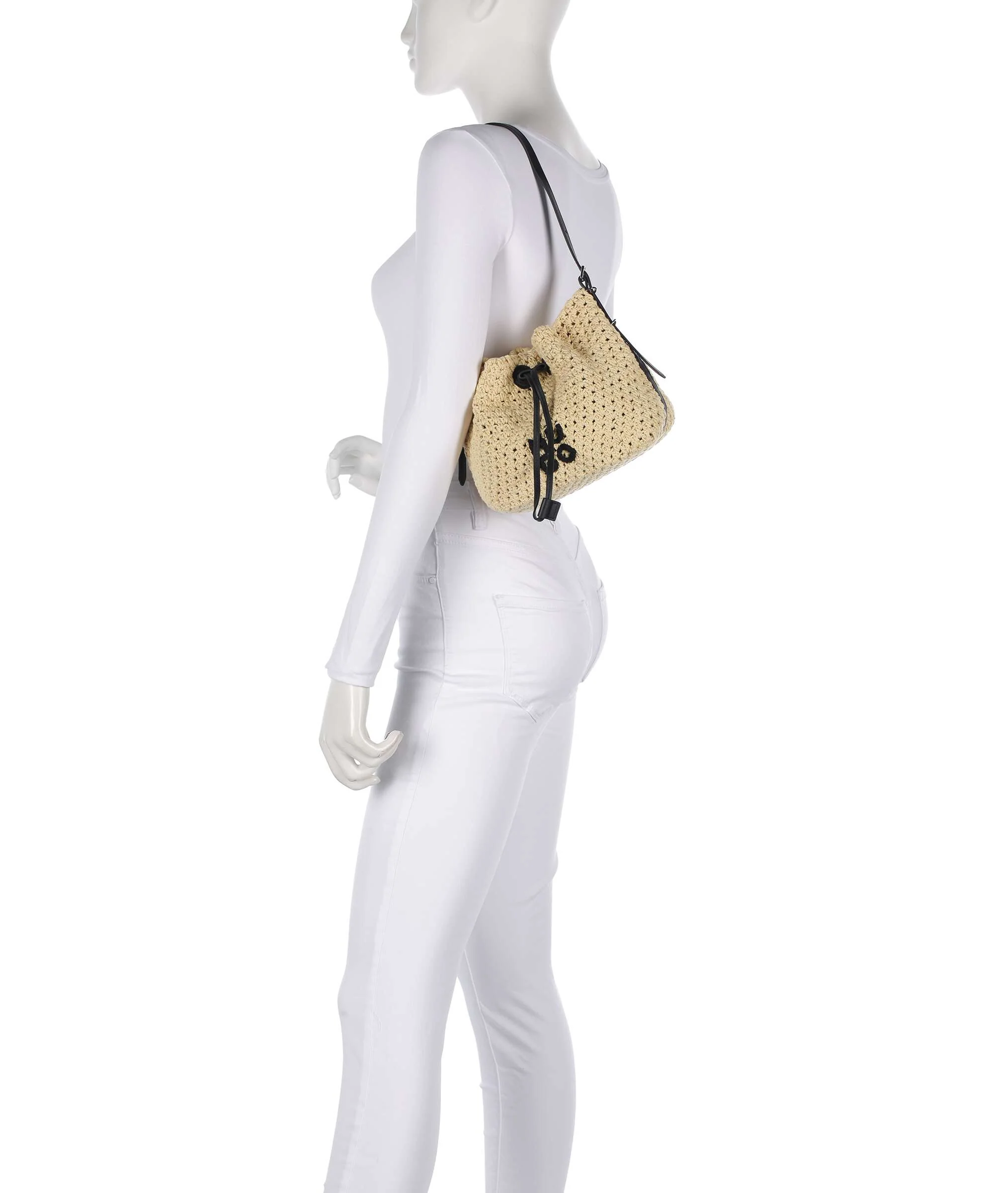 Hugo Neeko Torebka worek light beige - Image 3