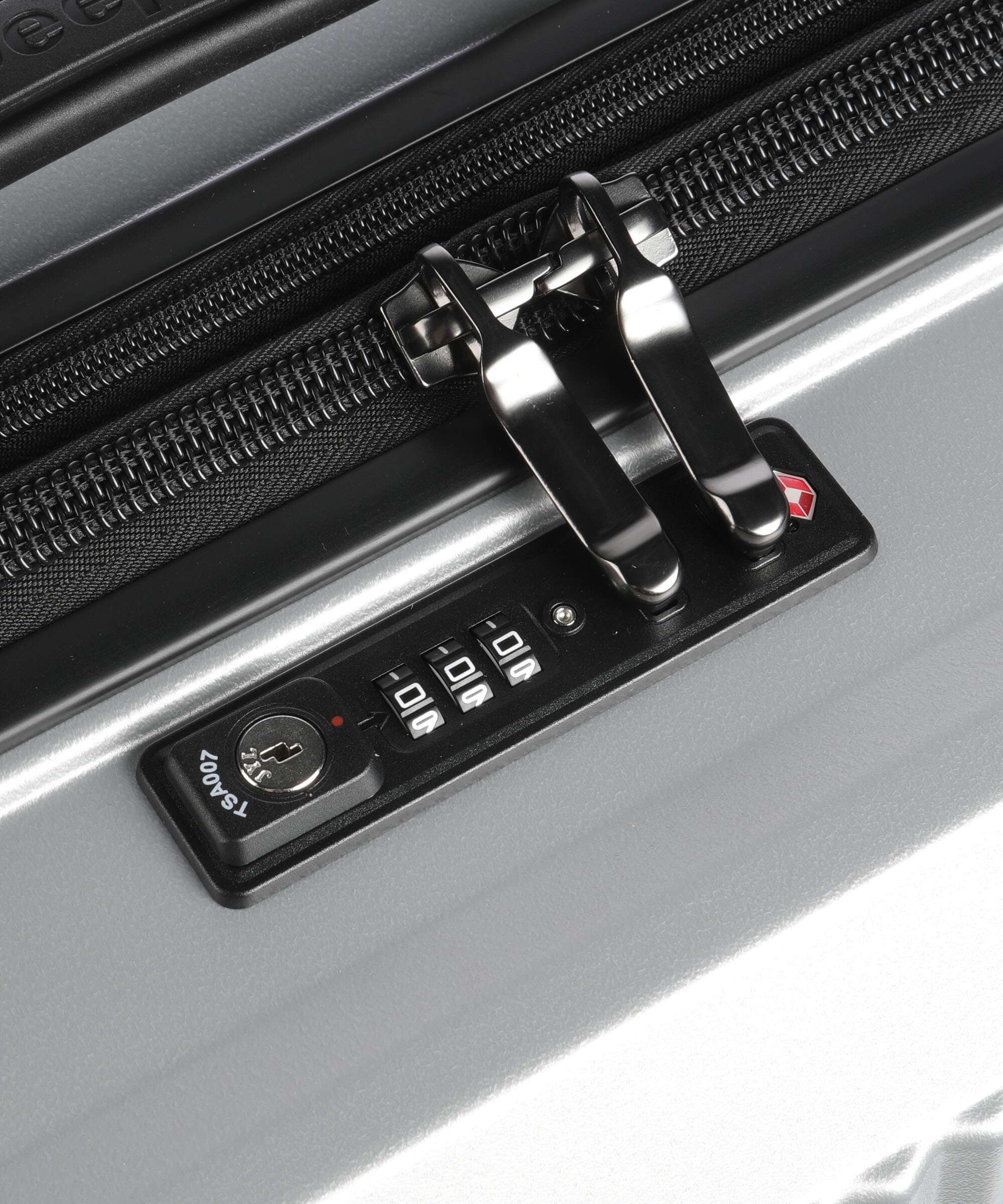 Jeep JH001A Walizka na 4 kołach silver - Image 3