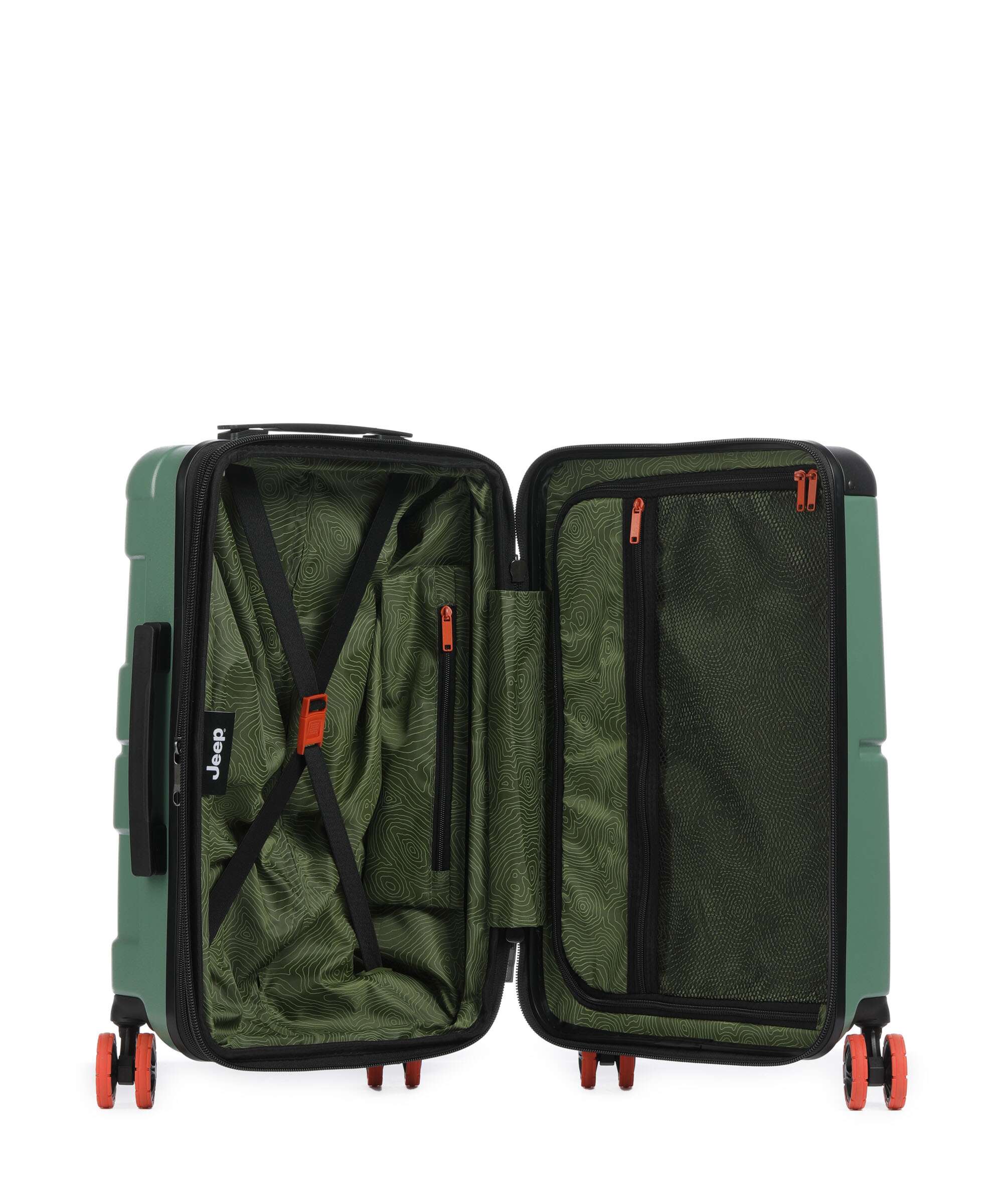 Jeep JH002B Walizka na 4 kołach green - Image 6