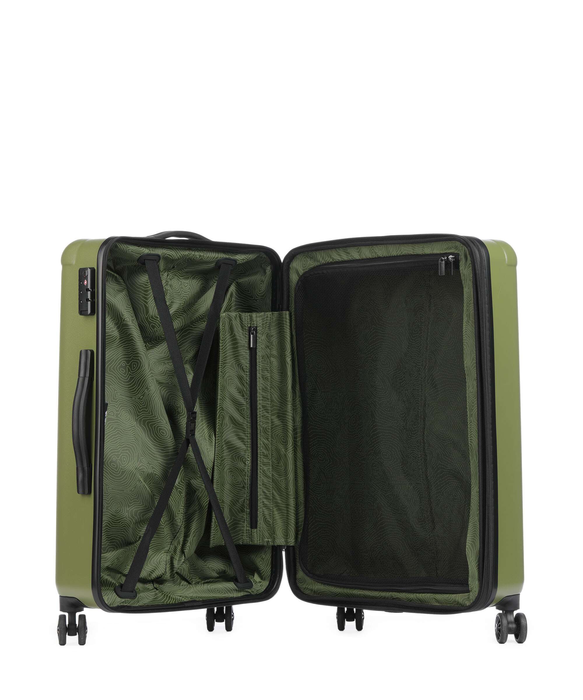 Jeep JH004C Walizka na 4 kołach avocade green - Image 6