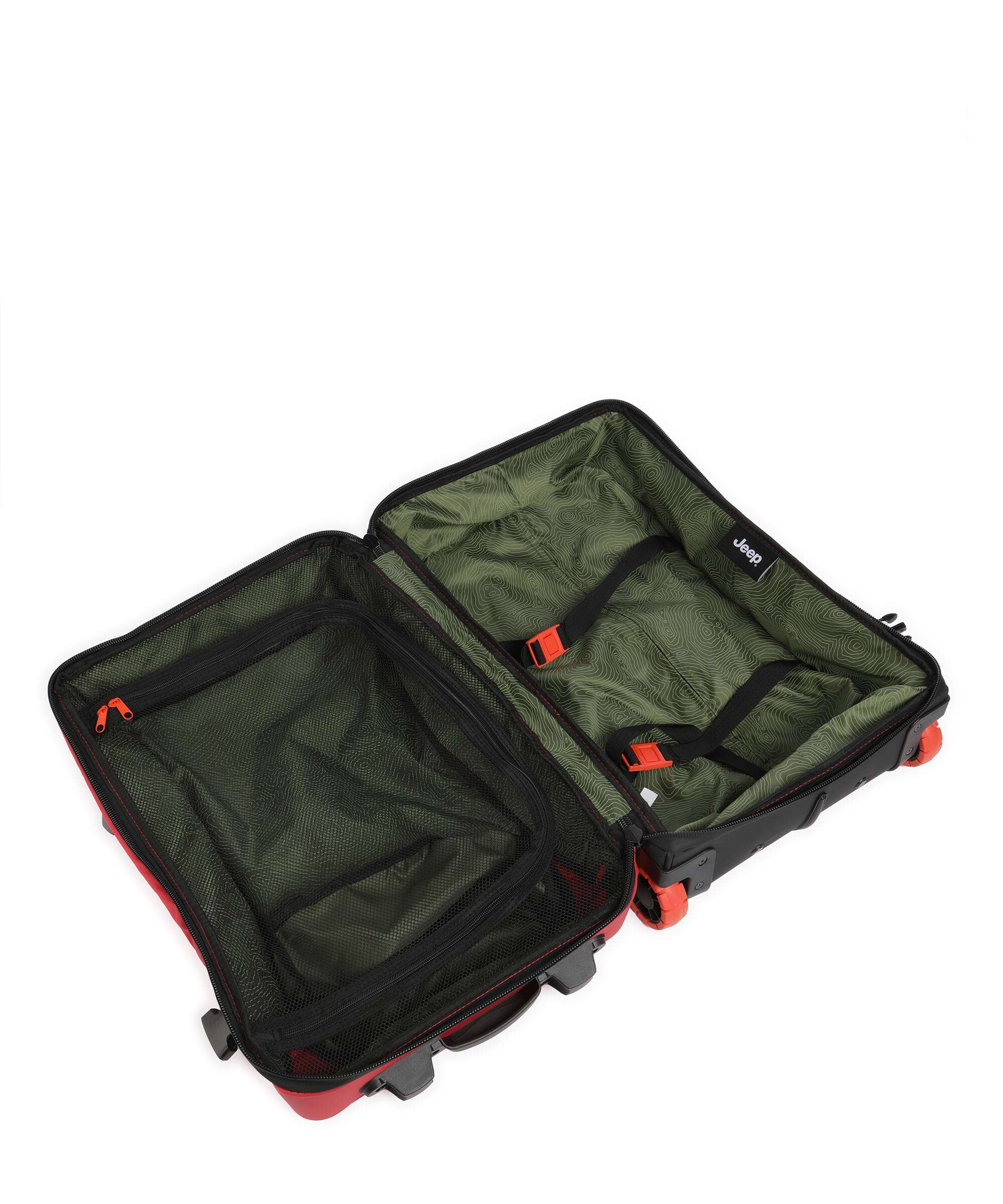 Jeep JS005A 55 Torba podróżna na kółkach chili pepper red - Image 6