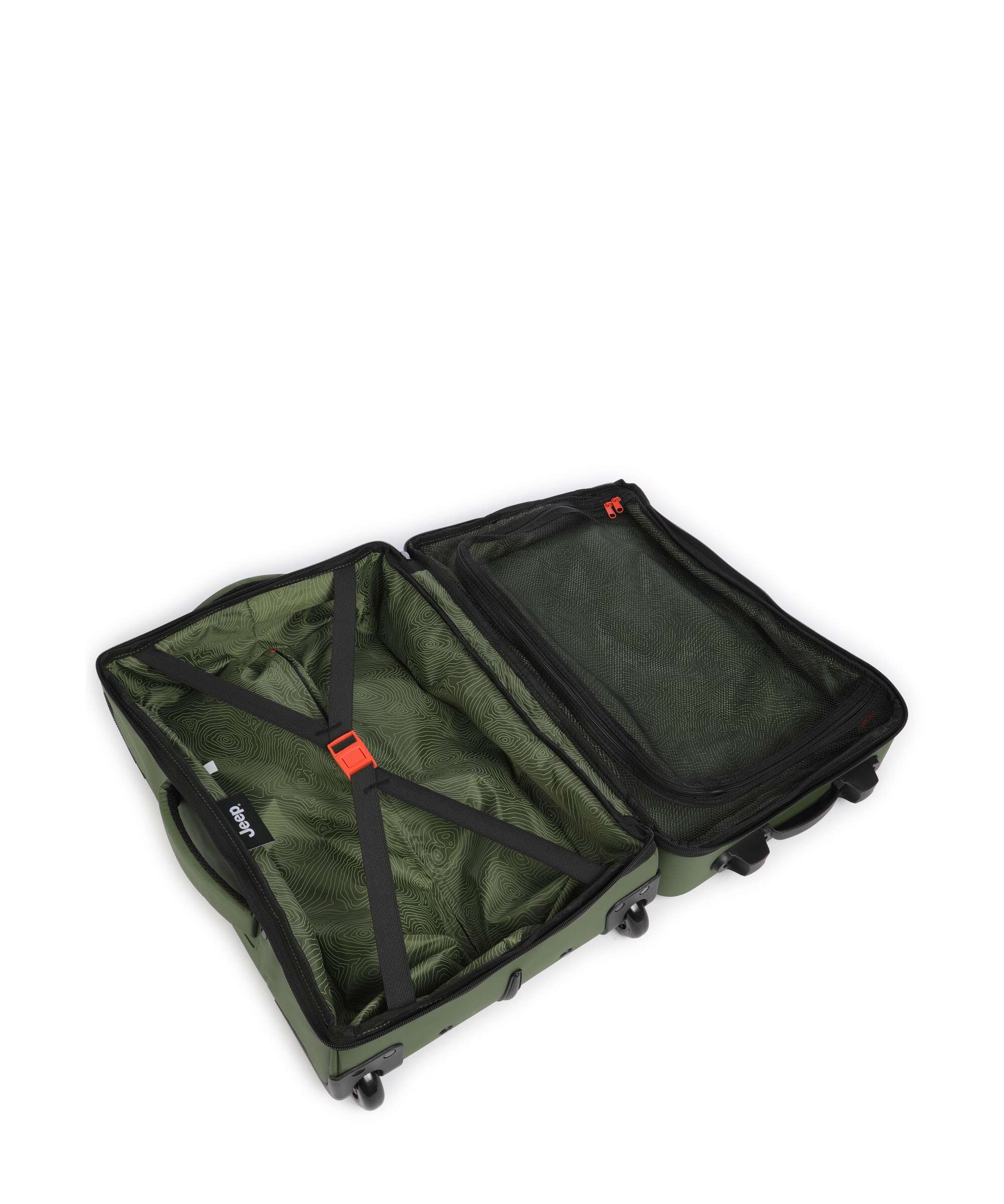 Jeep JS006B 55 Torba podróżna na kółkach green - Image 5