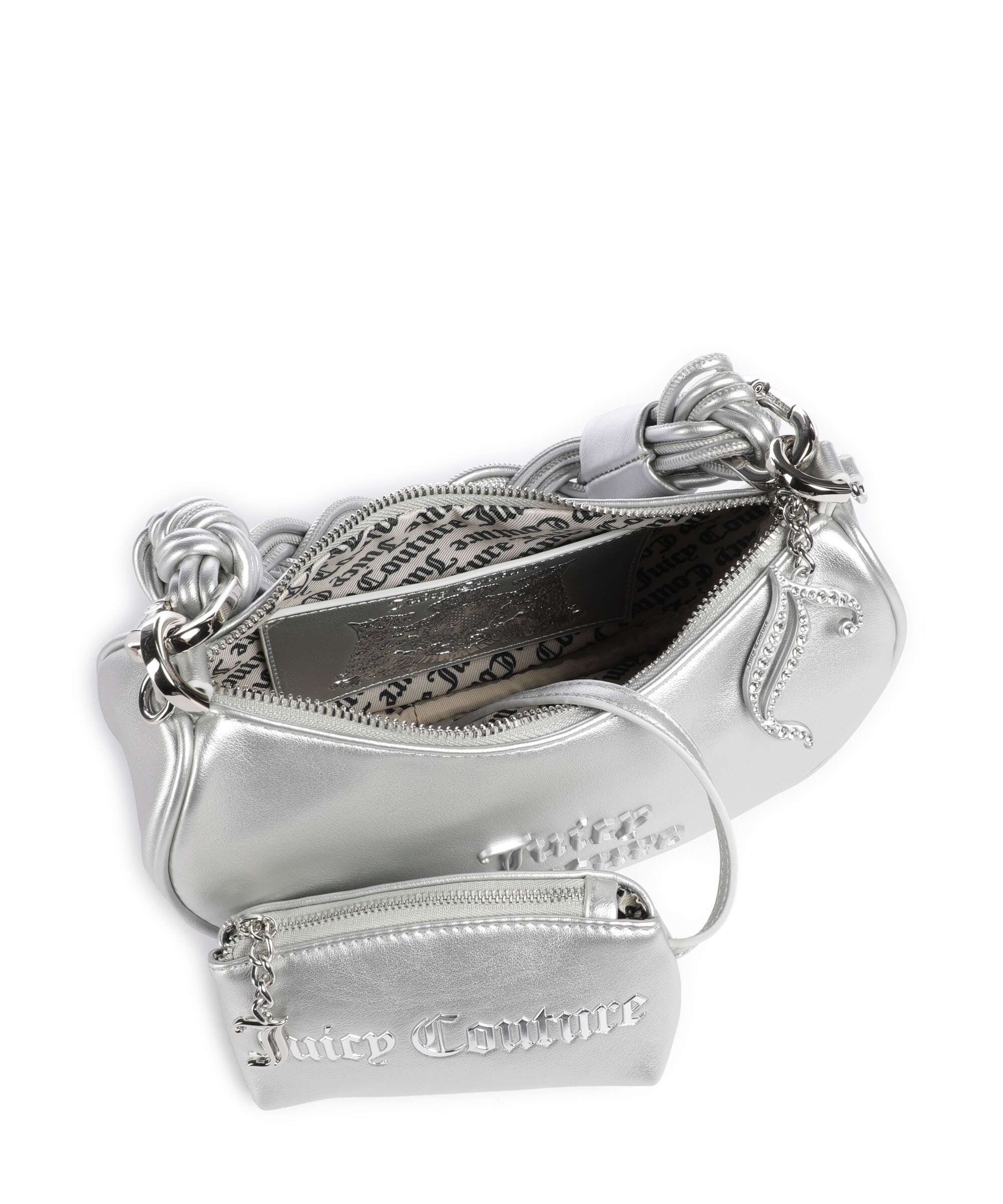 Juicy Couture Blossom Twist S Torba na ramię silver - Image 9