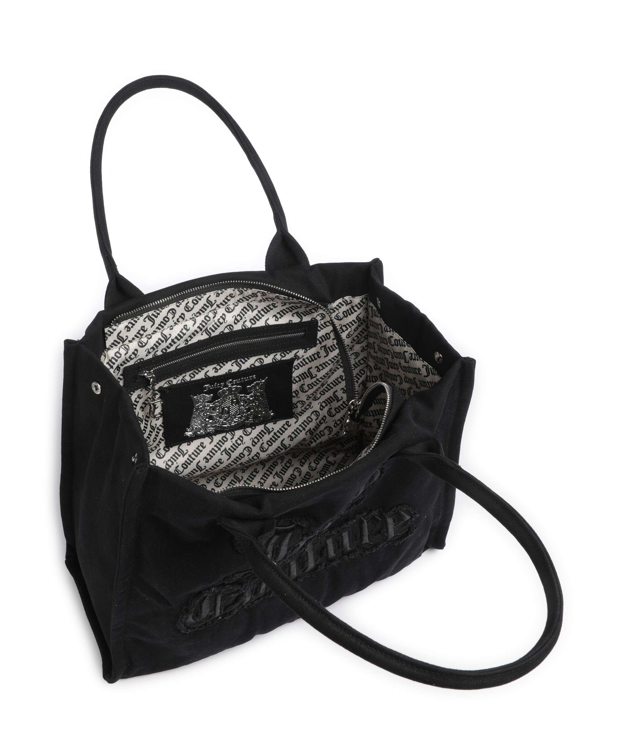 Juicy Couture Iris Distressed L Torba na zakupy black - Image 6