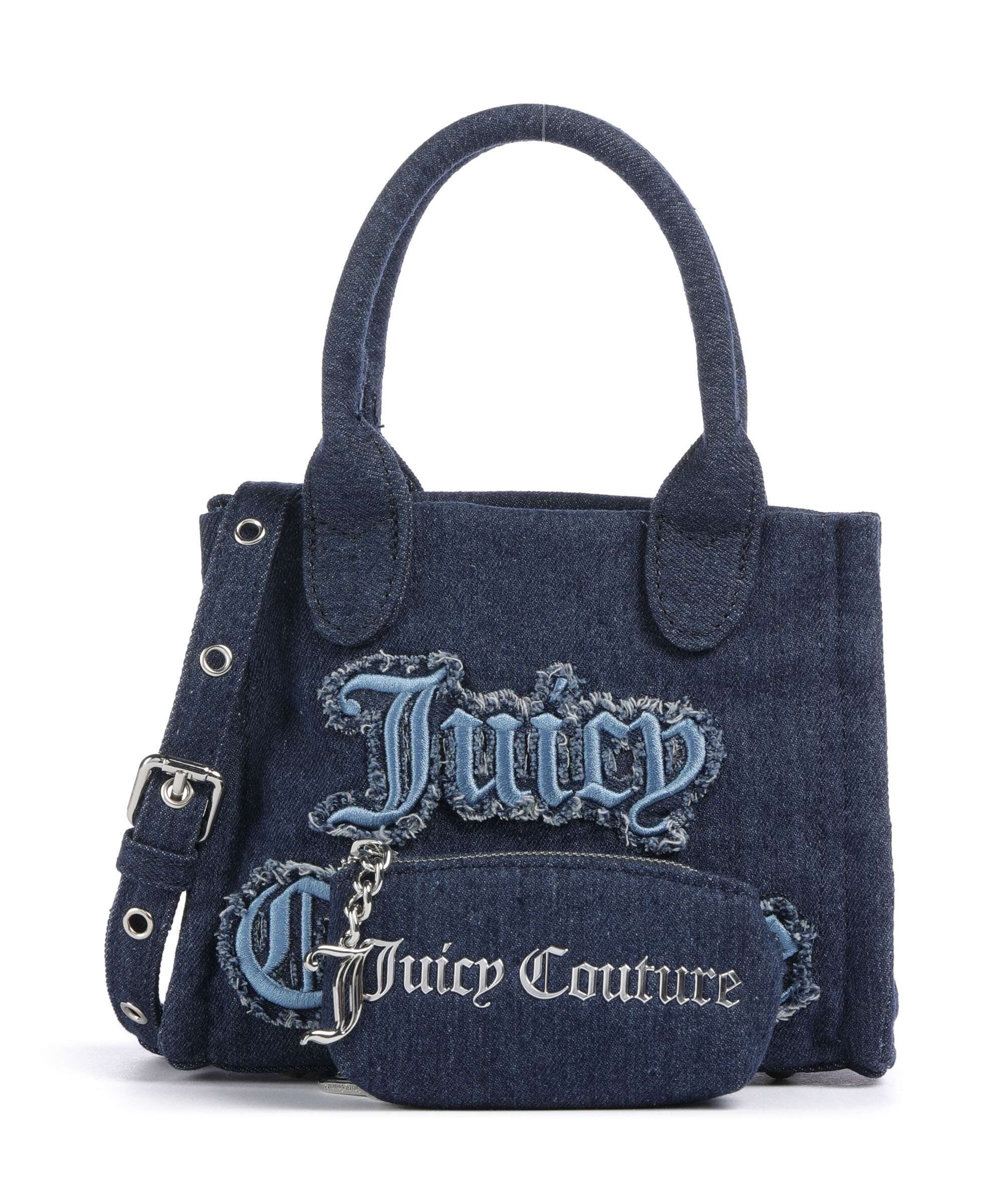 Juicy Couture Iris Distressed S Torba przez ramię denim - Image 4
