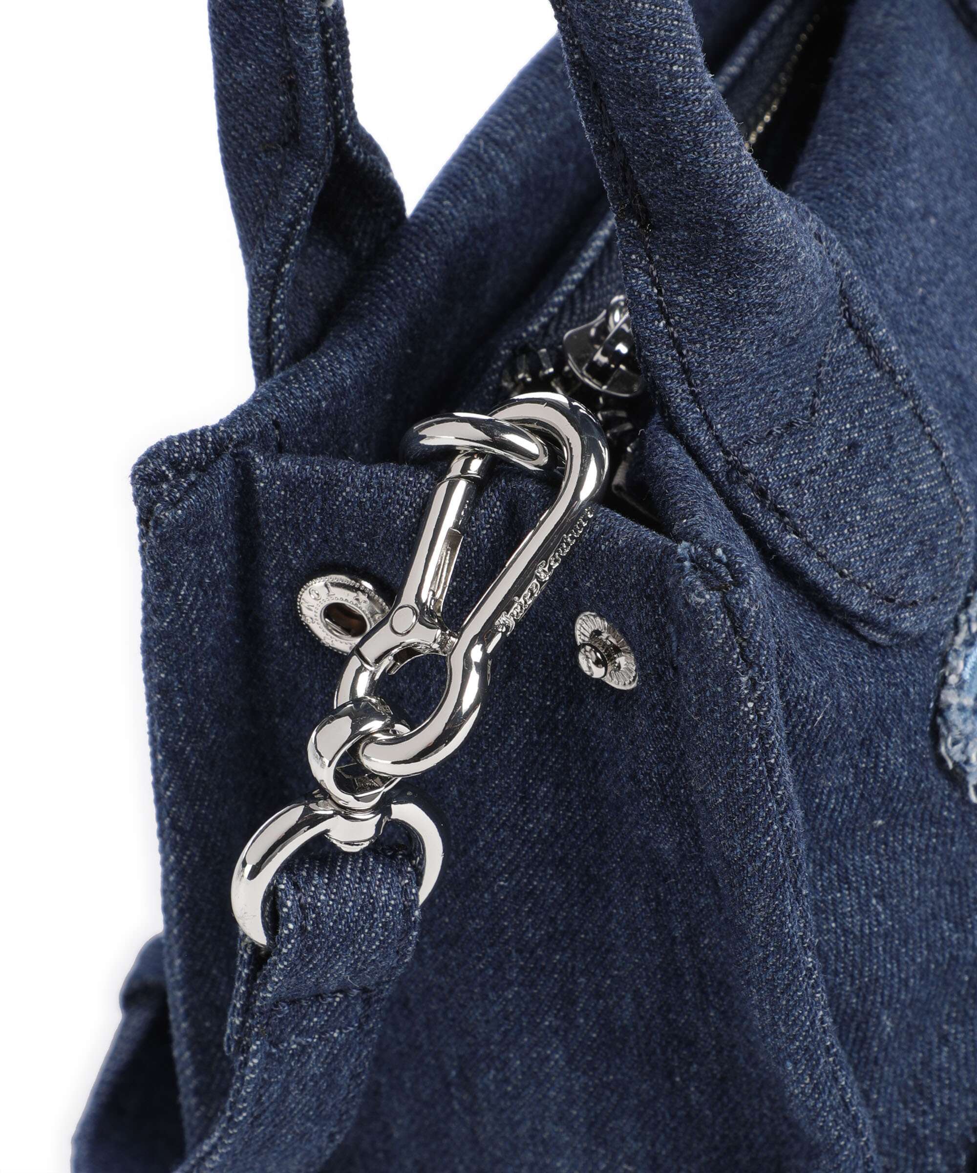 Juicy Couture Iris Distressed S Torba przez ramię denim - Image 6