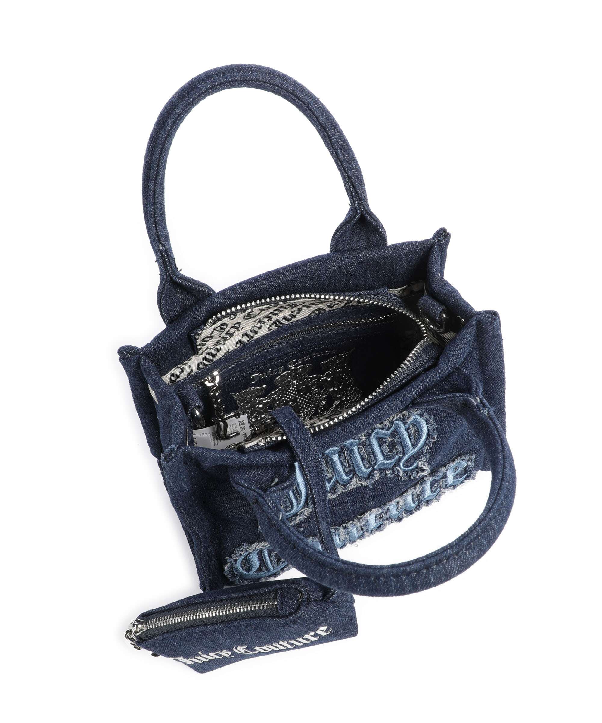 Juicy Couture Iris Distressed S Torba przez ramię denim - Image 7