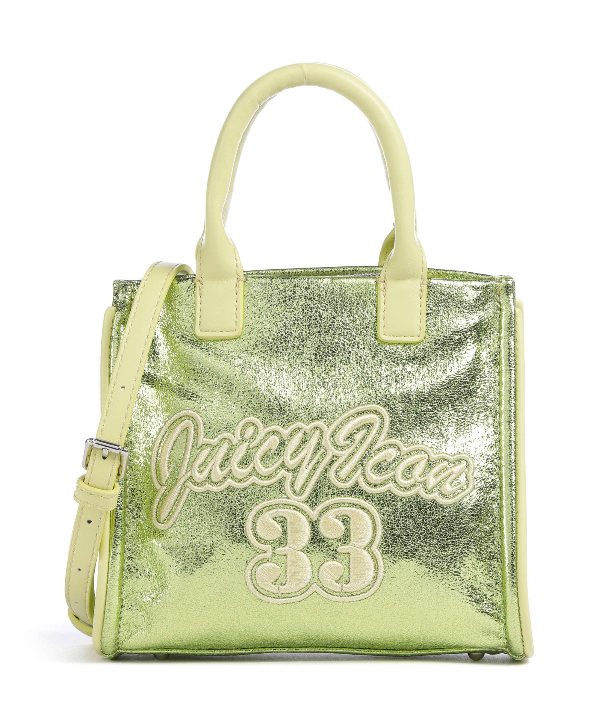 Juicy Couture Iris Metallic S Torba przez ramię metallic lime bean