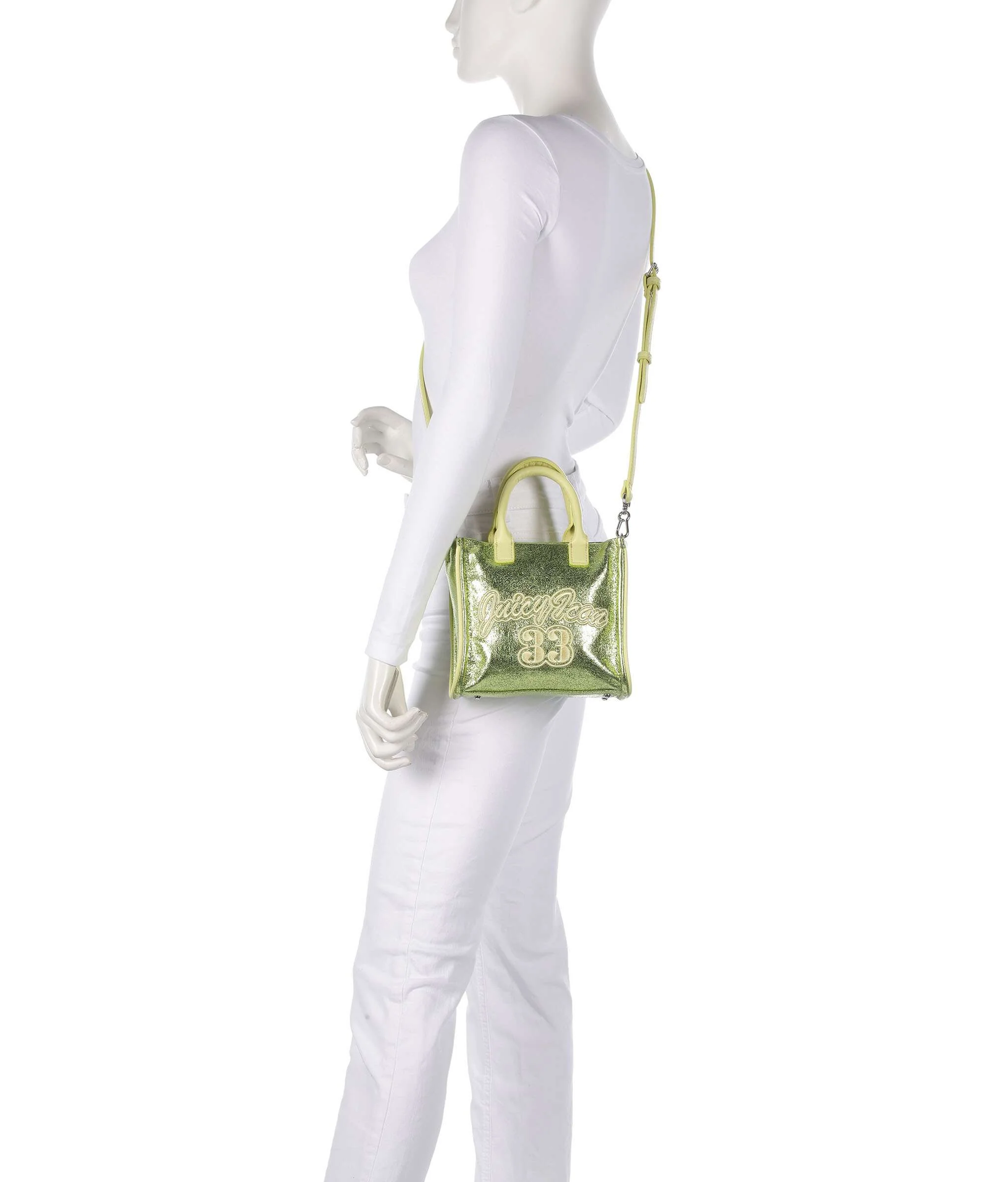 Juicy Couture Iris Metallic S Torba przez ramię metallic lime bean - Image 3