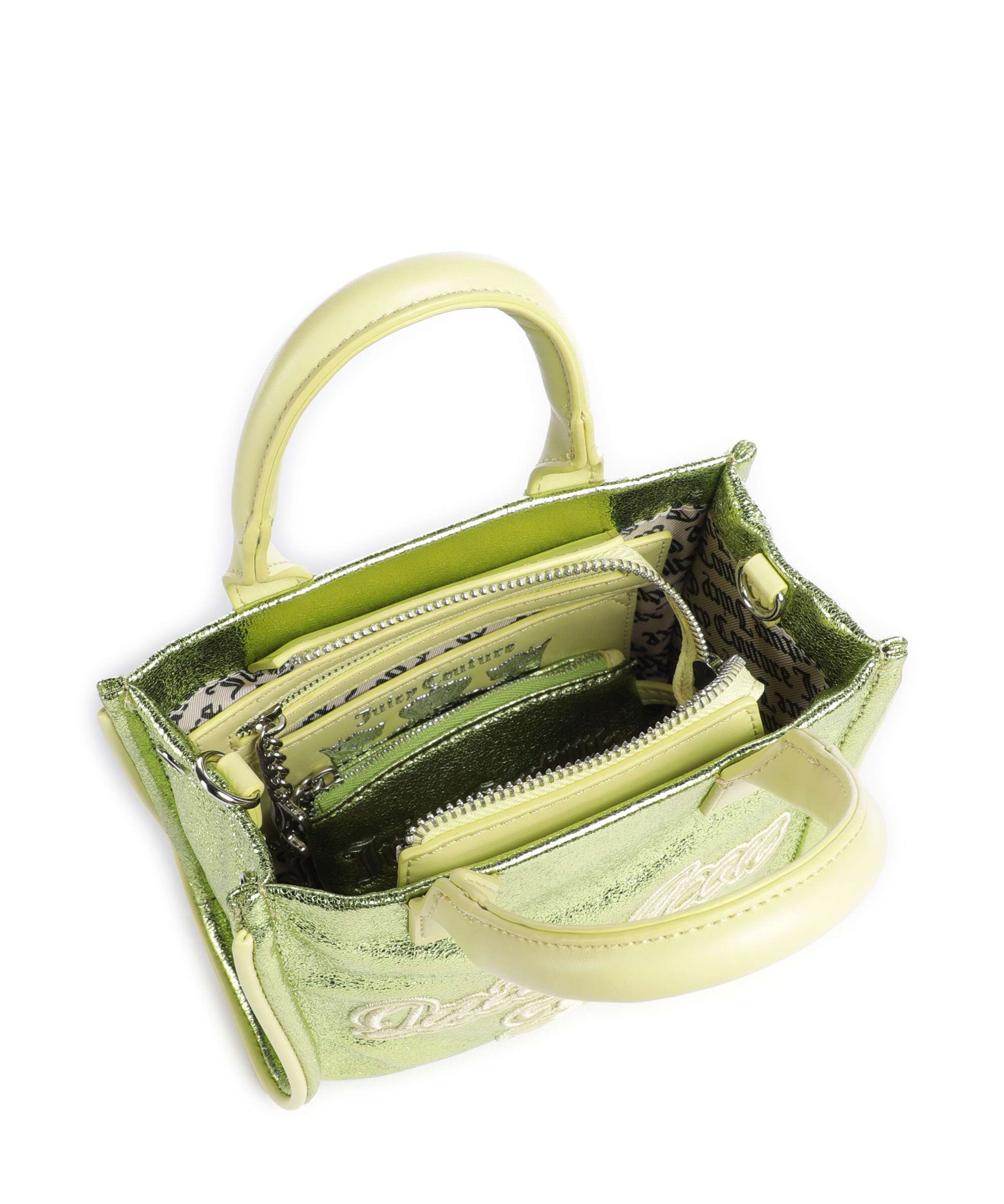 Juicy Couture Iris Metallic S Torba przez ramię metallic lime bean - Image 7