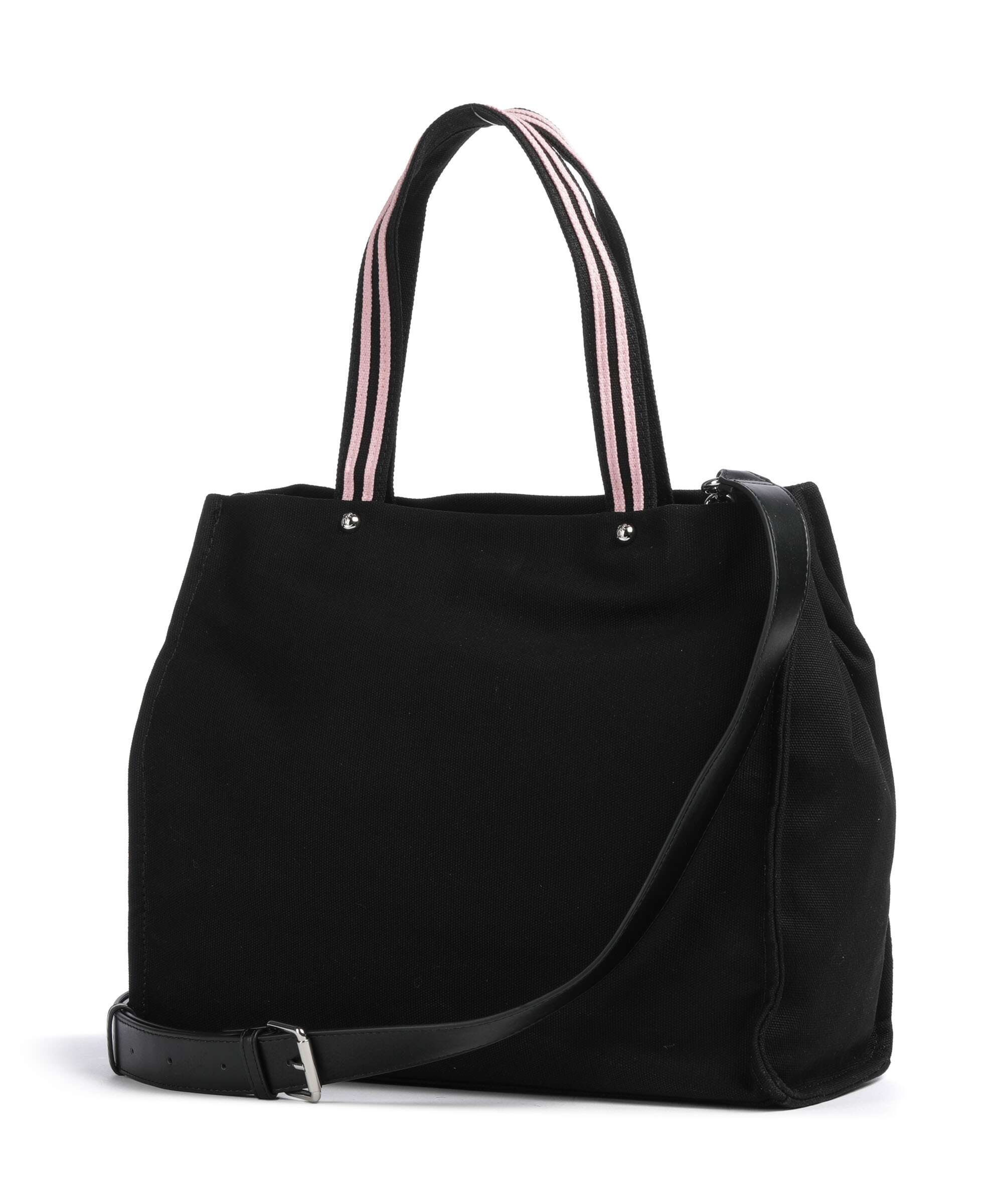 Juicy Couture Iris Patch Canvas L Torba na zakupy black/juicy pink - Image 4