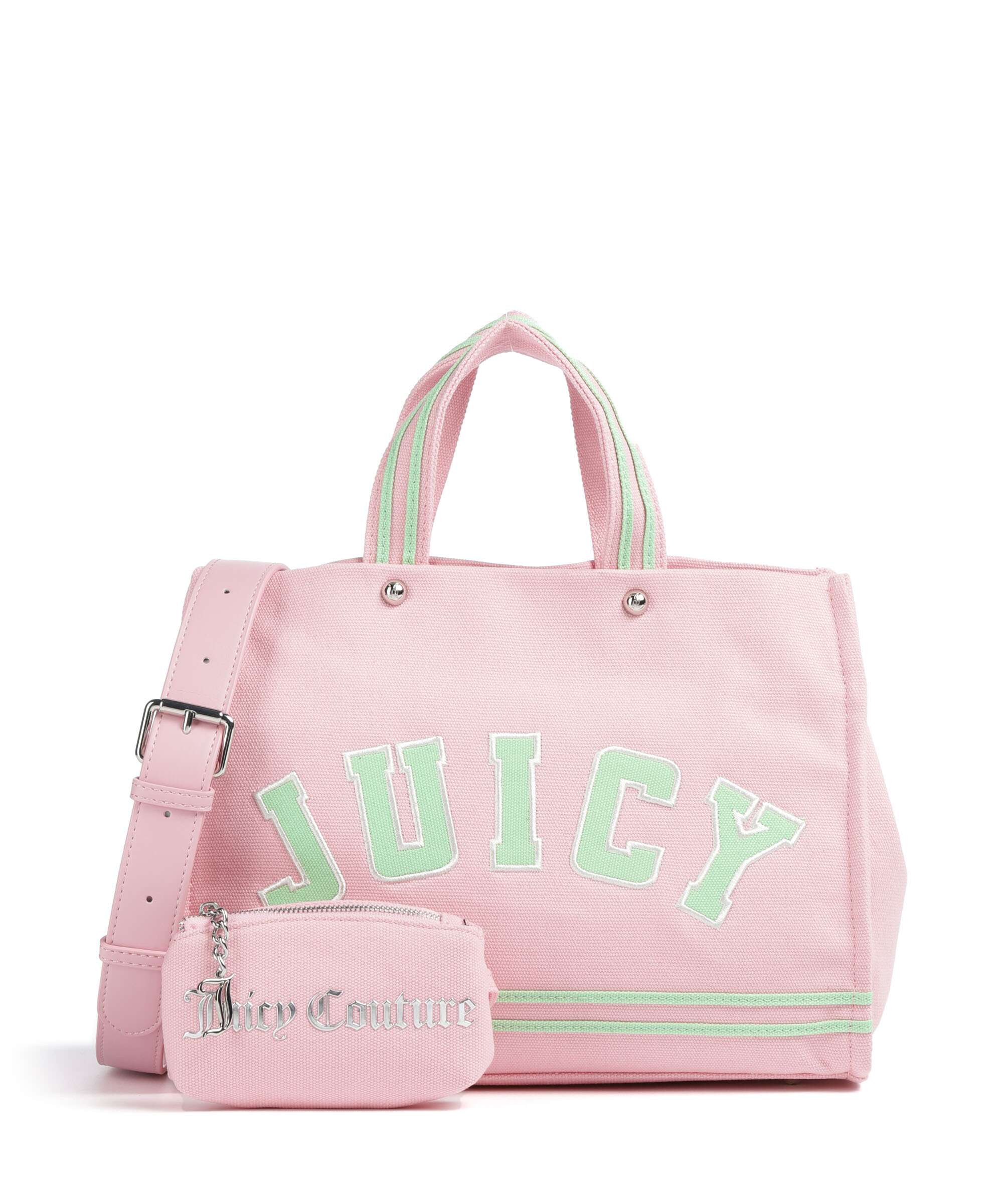 Juicy Couture Iris Patch Canvas M Torebka juicy pink/summer green - Image 4